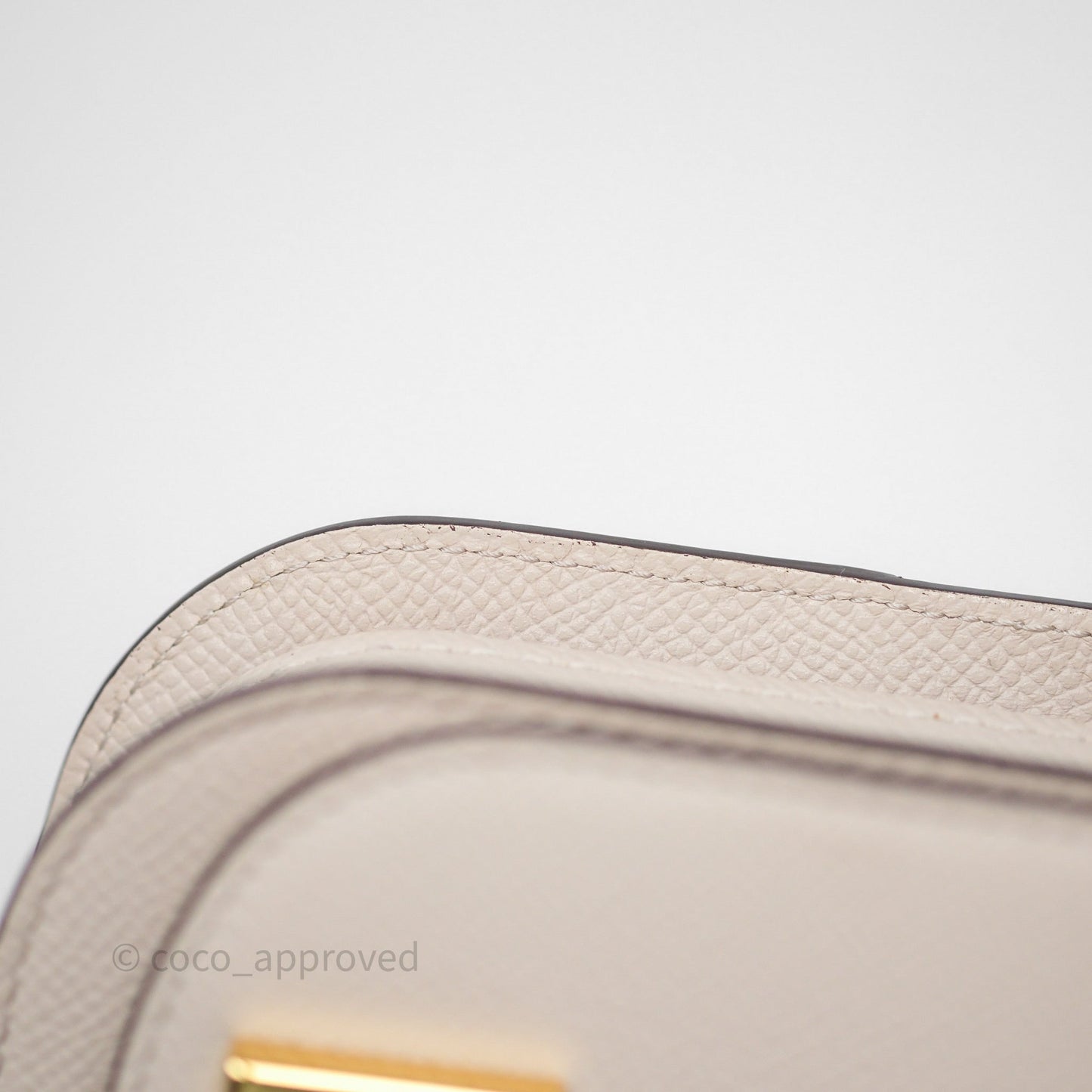Delvaux Toy Lingot Bag Sesame Alpina Calf