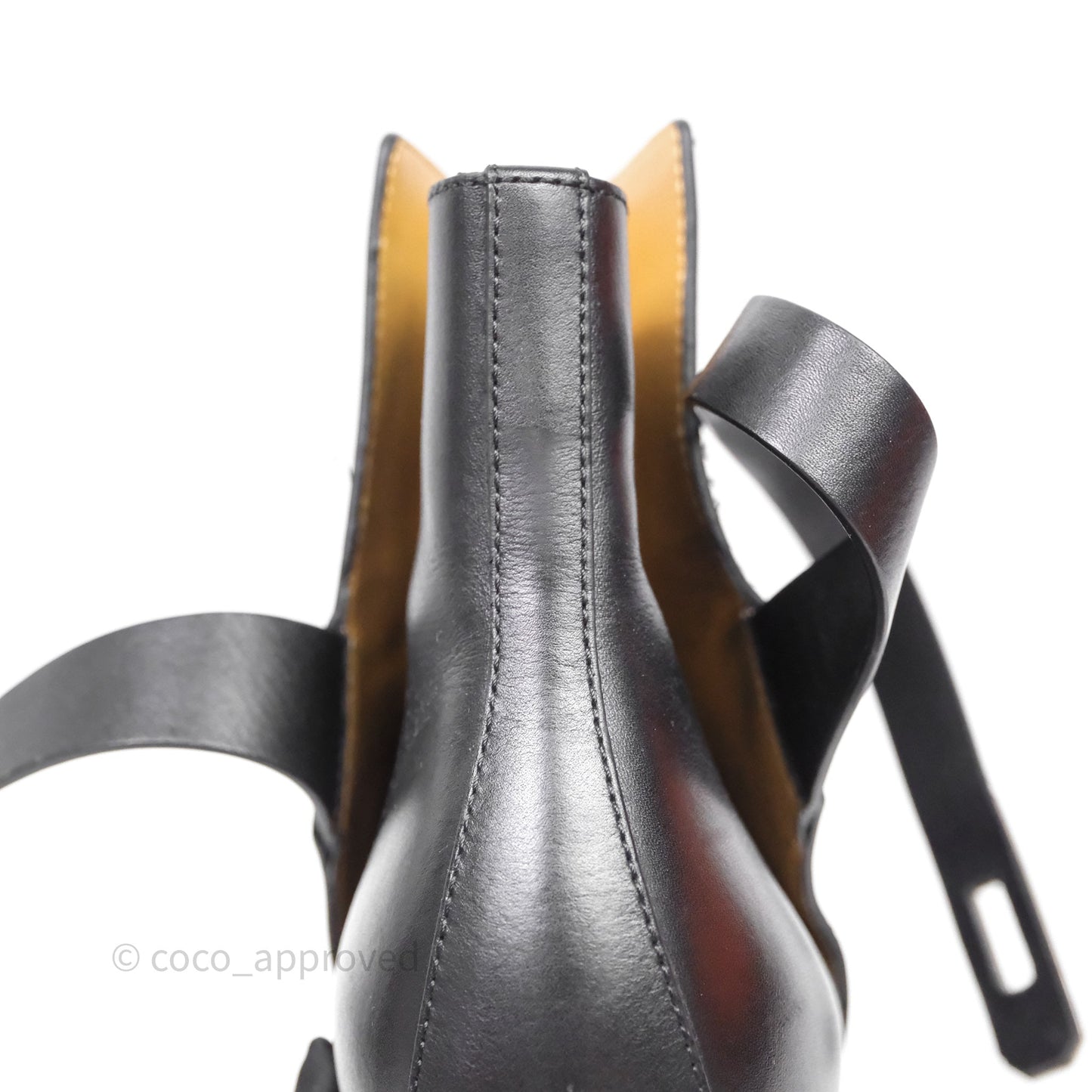 Hermes Follow Ankle Boot Noir Size 36.5
