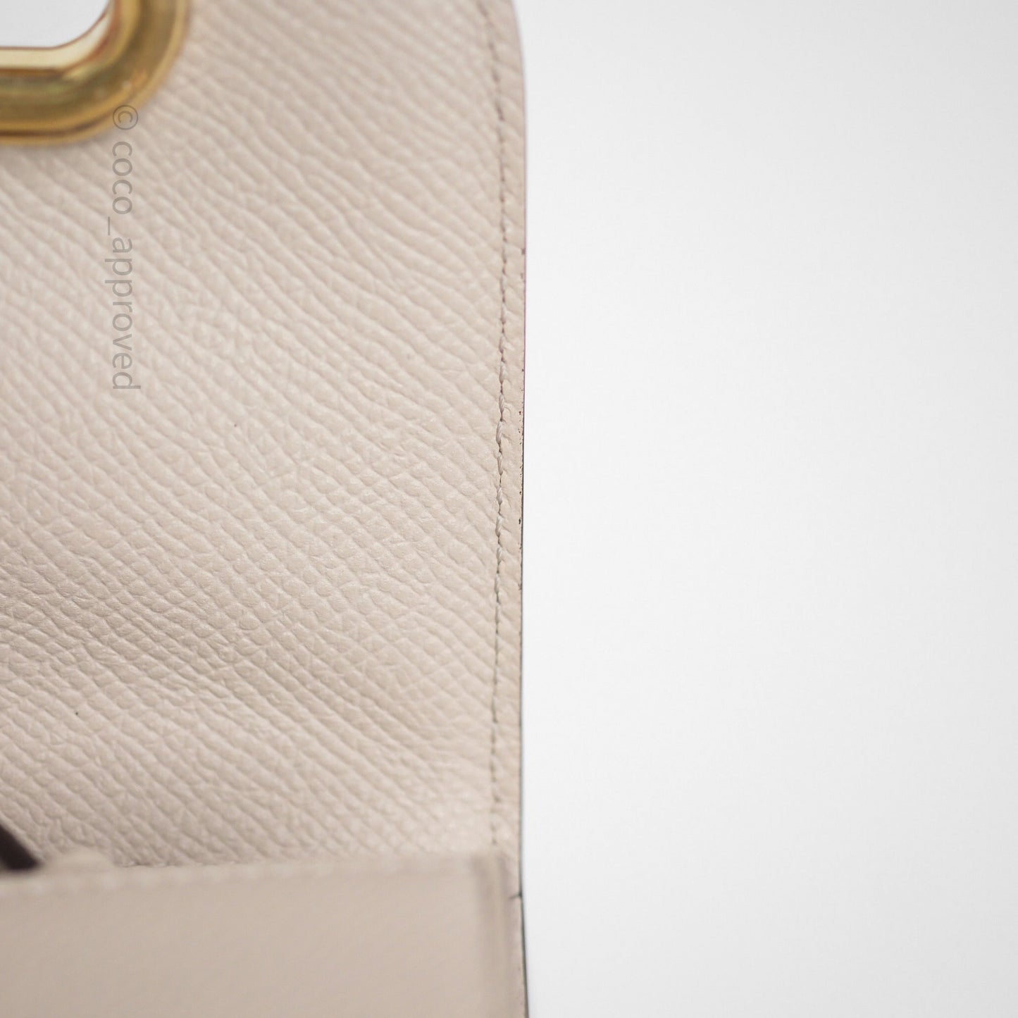 Delvaux Toy Lingot Bag Sesame Alpina Calf