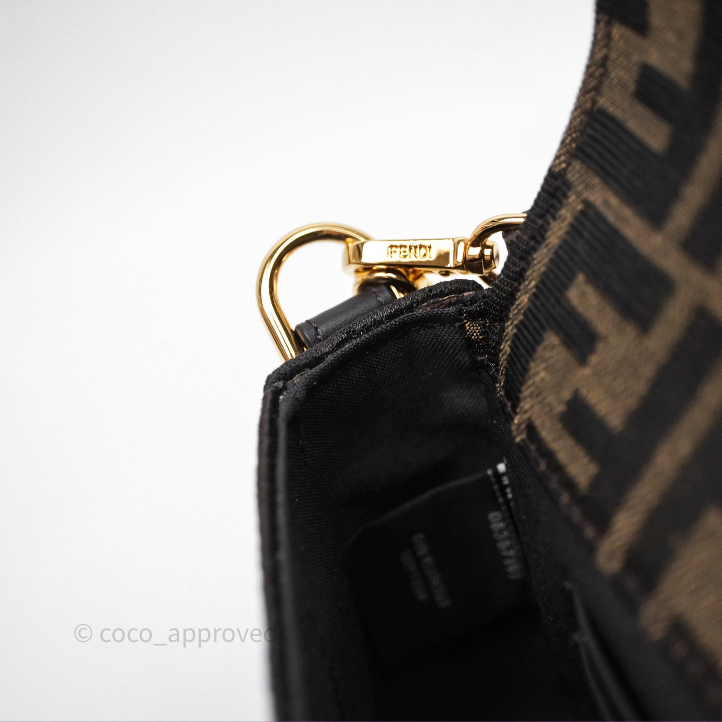 Fendi Mini Baguette Bag FF Jacquard Sequins