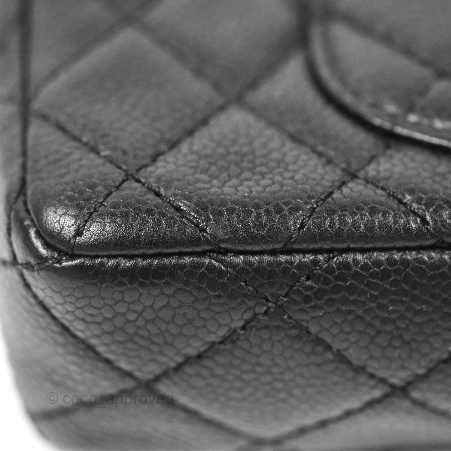 Chanel Quilted East West Flap Black Soft Caviar Silver Hardware