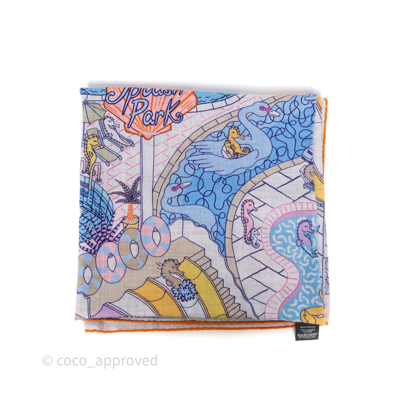 Hermès Splash Park shawl 140