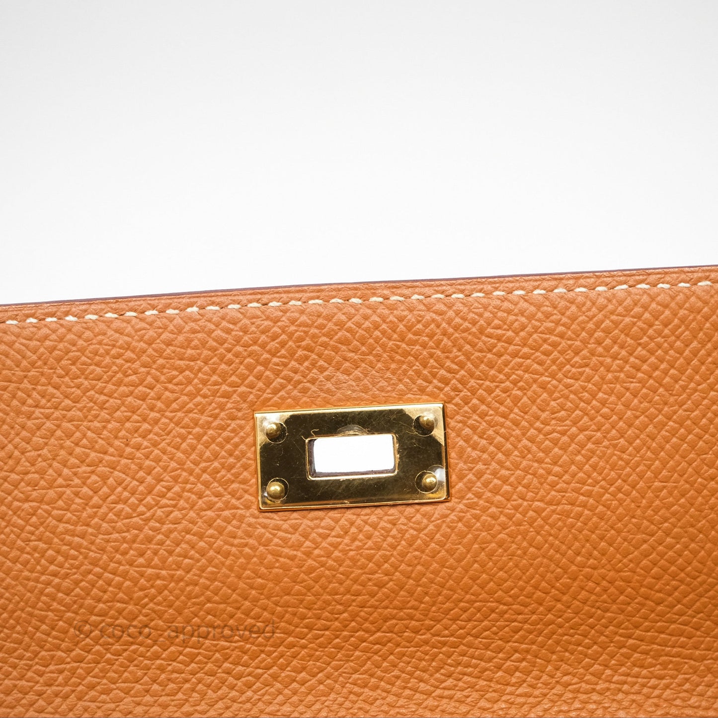 Hermès Kelly To Go Wallet Gold 37 Epsom Gold Hardware