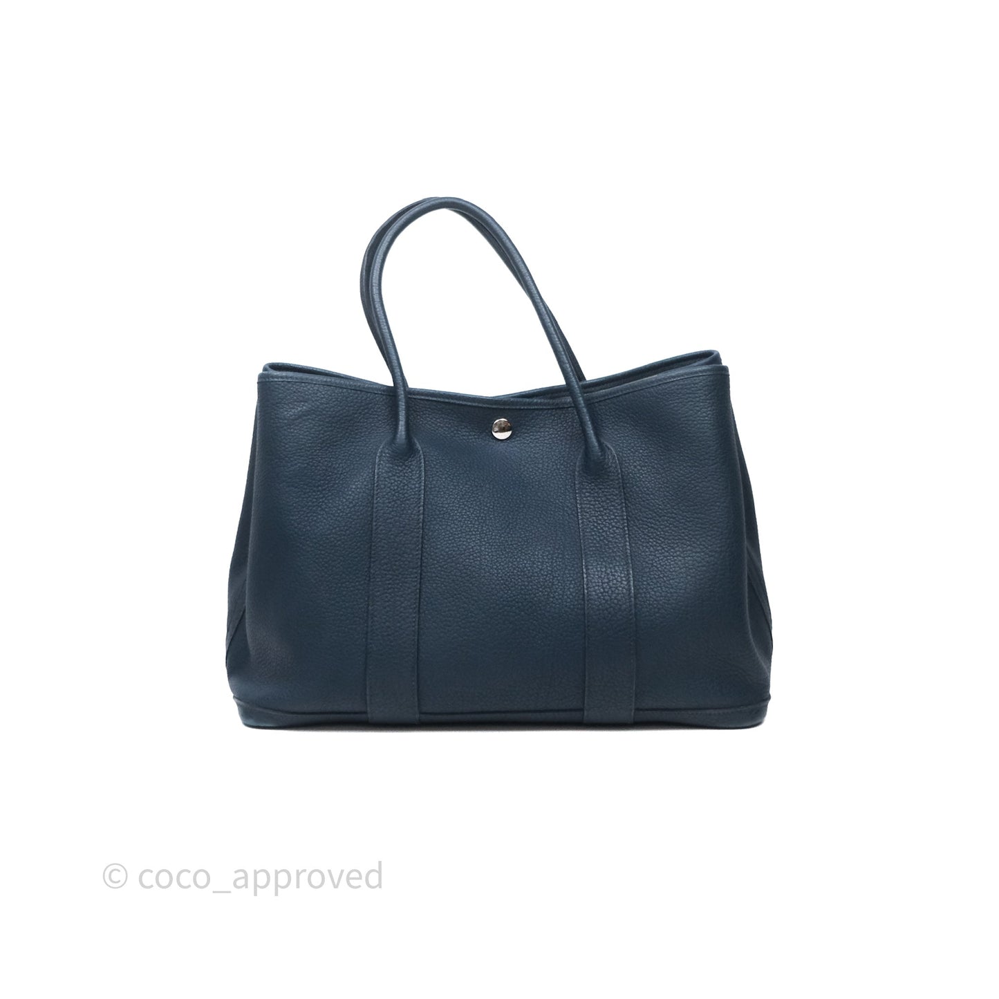 Hermès Garden Party 36 Bleu de Prusse 7P Palladium Hardware