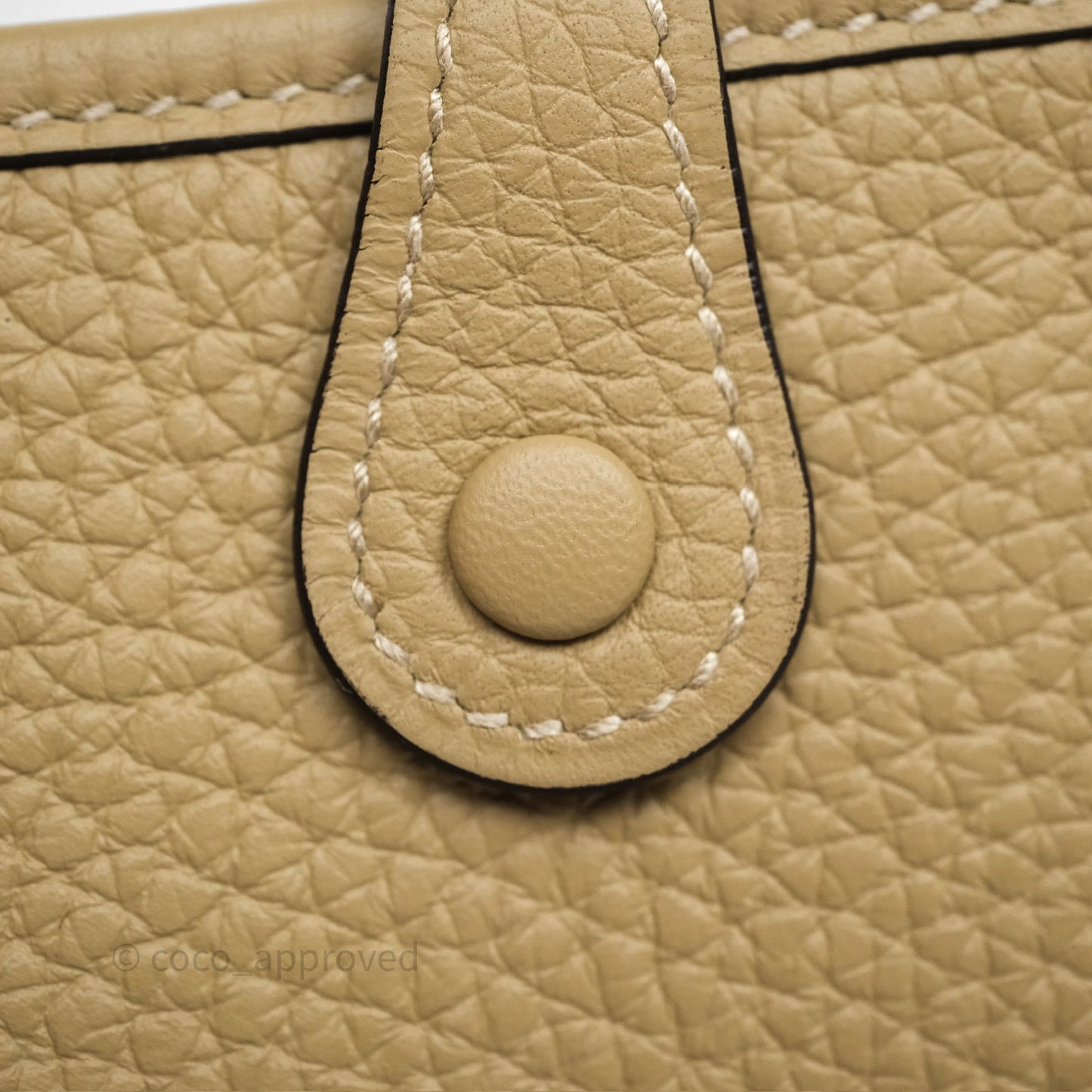 Hermès Mini Evelyne 16 Trench Clemence Gold Hardware