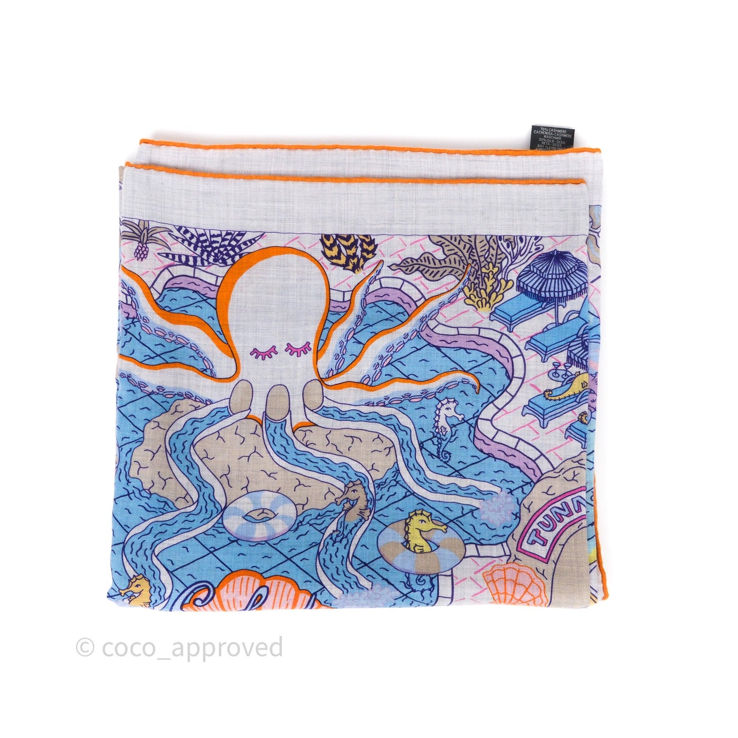 Hermès Splash Park shawl 140