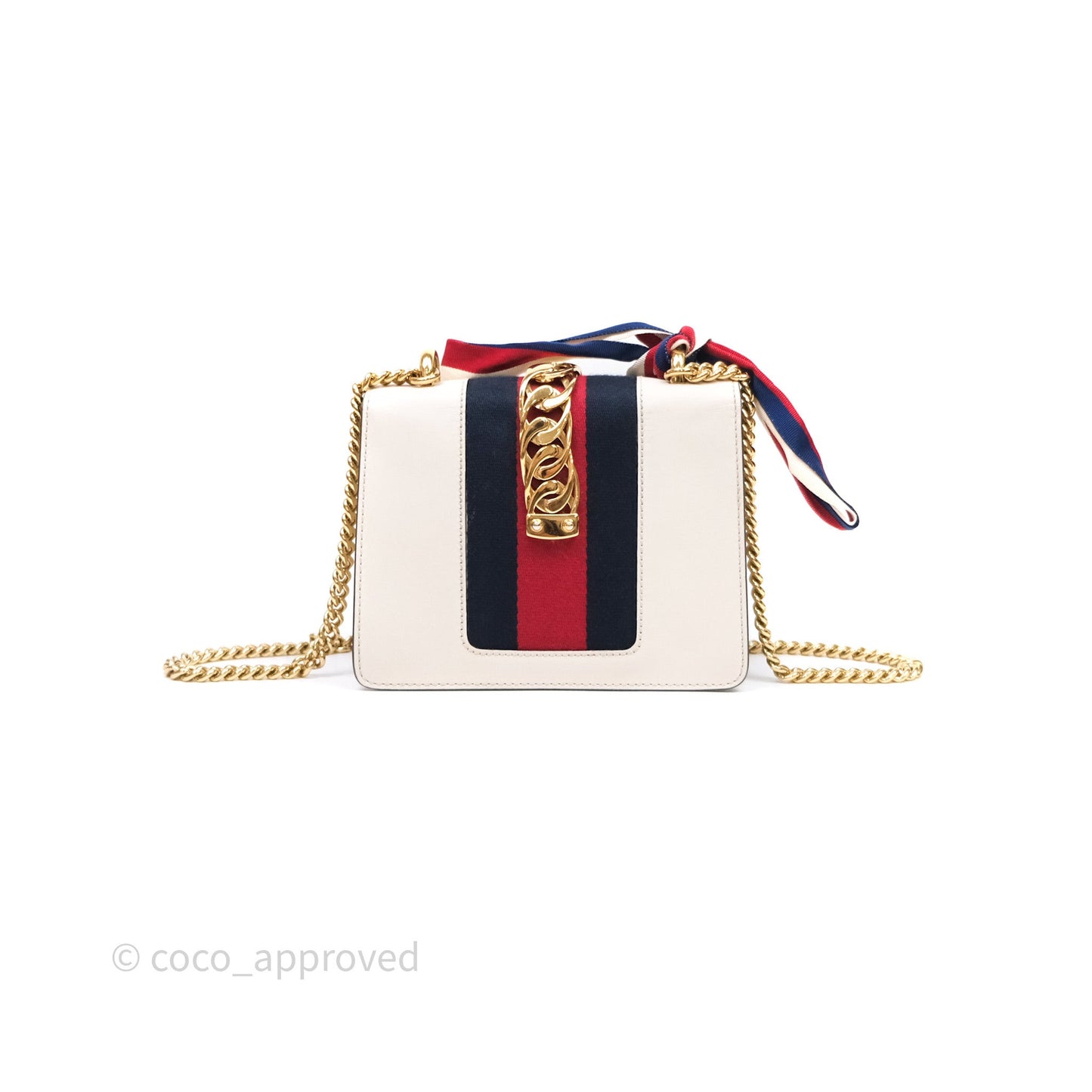 Gucci Mini Sylvie White Calfskin Bag⁣ ⁣⁣⁣⁣⁣⁣⁣⁣⁣⁣⁣⁣⁣⁣⁣⁣