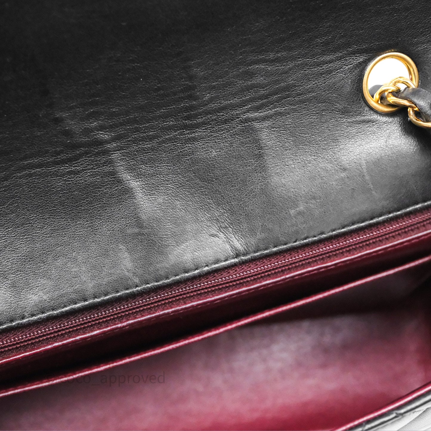 Chanel Vintage Medium Classic Diana Flap Bag Black Lambskin 24K Gold Hardware