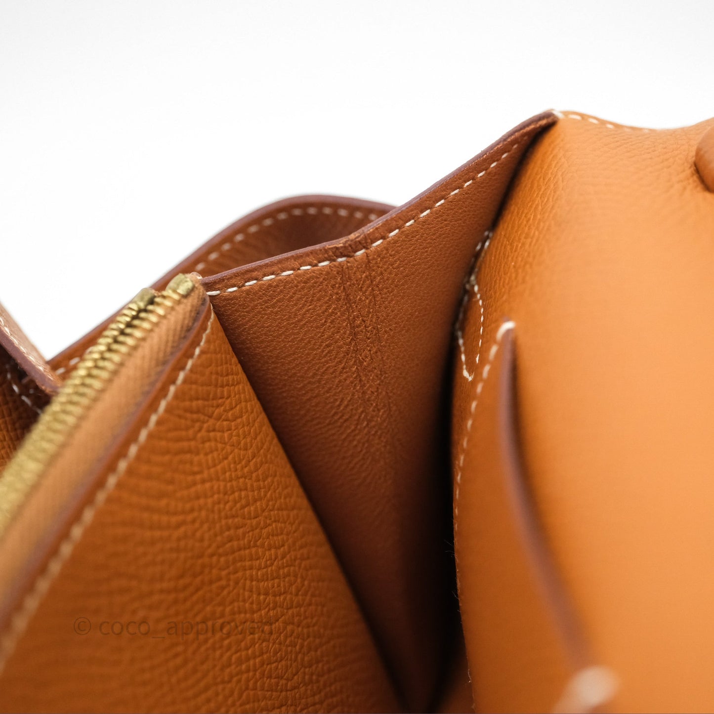 Hermès Kelly To Go Wallet Gold 37 Epsom Gold Hardware