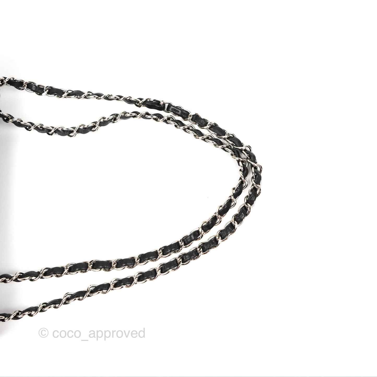 Chanel Quilted East West Flap Black Soft Caviar Silver Hardware