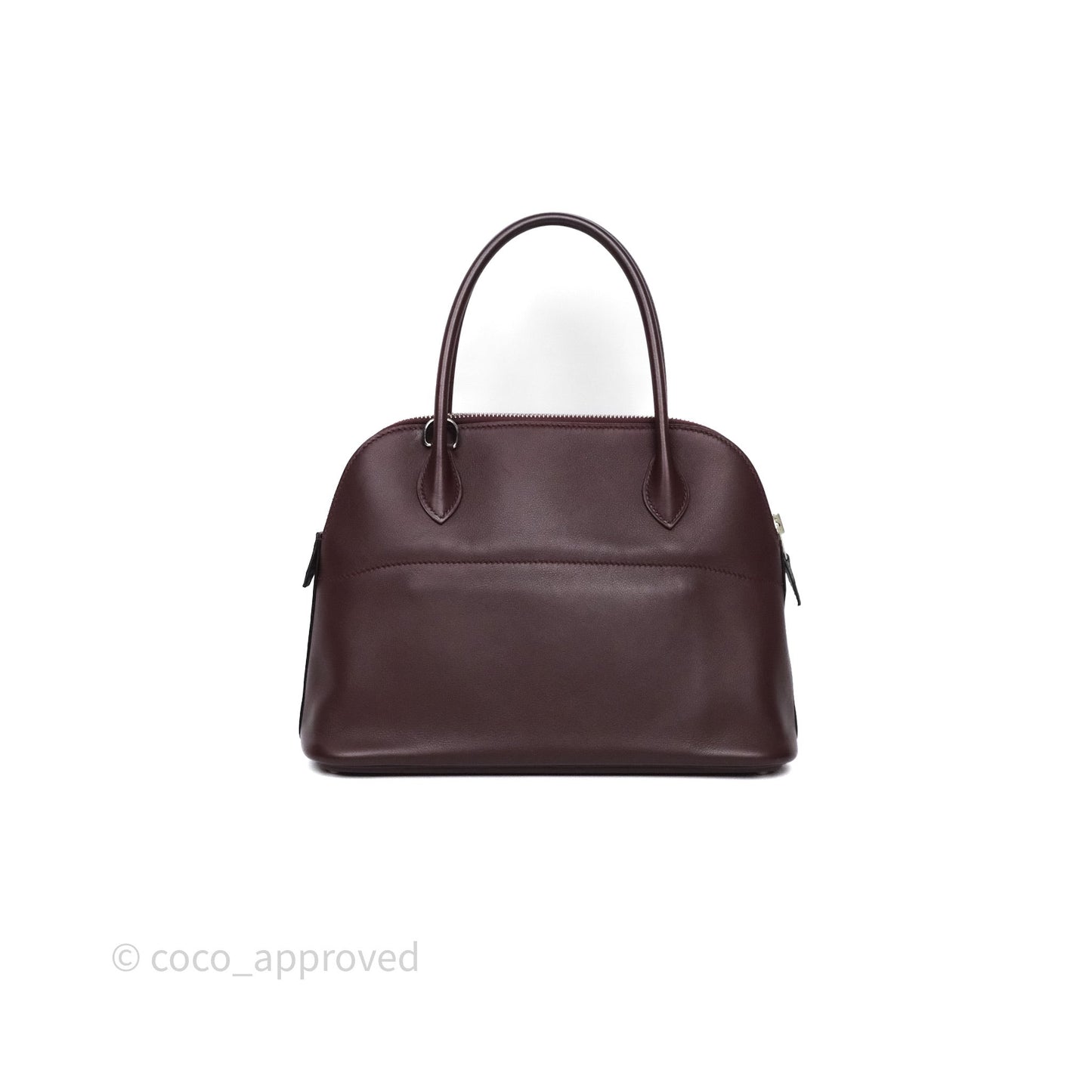 Hermès Bolide 27 Prune 58 Swift Palladium Hardware