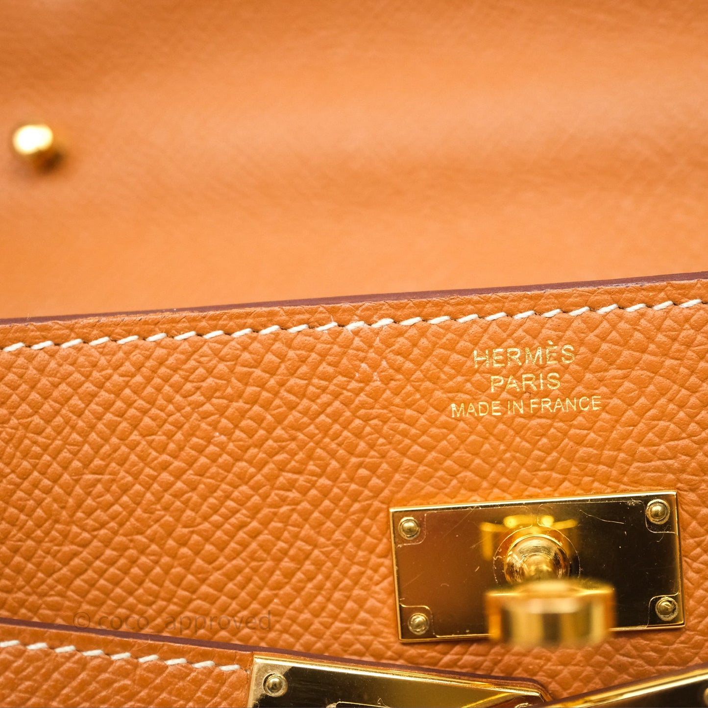 Hermès Kelly To Go Wallet Gold 37 Epsom Gold Hardware