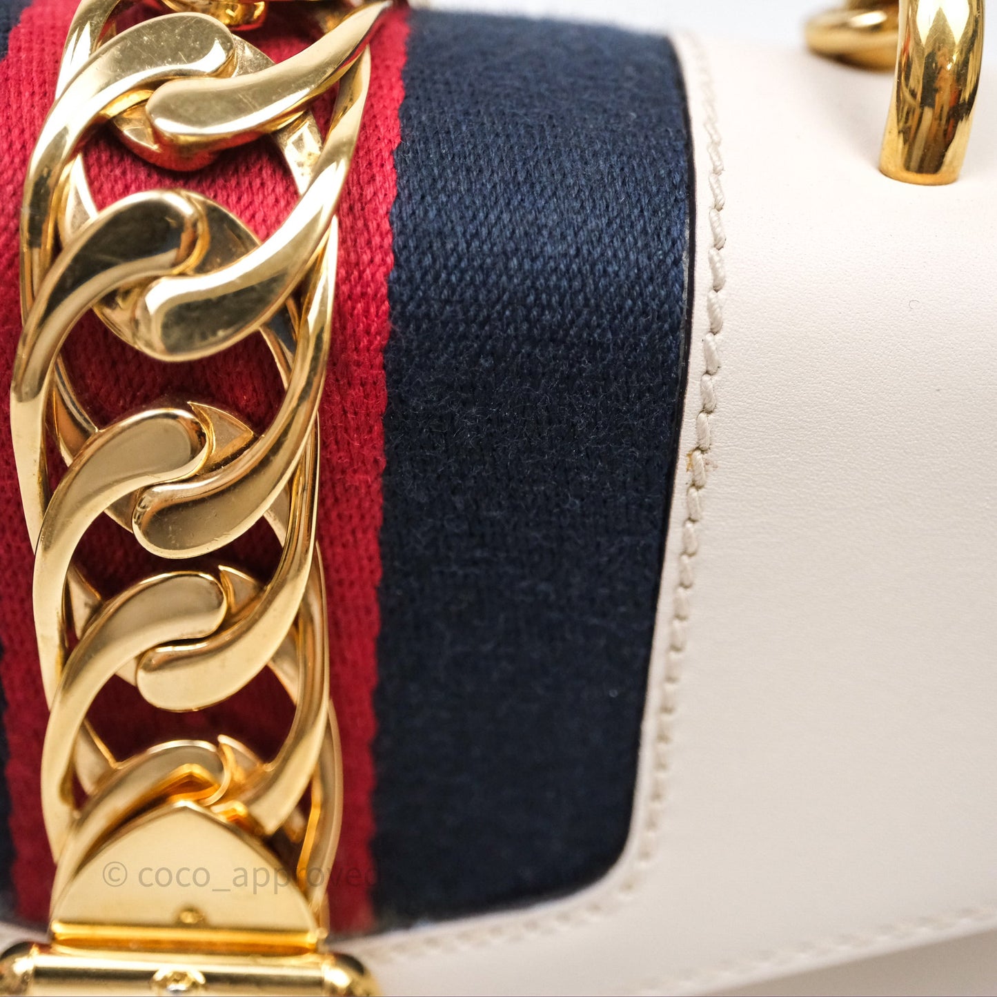 Gucci Mini Sylvie White Calfskin Bag⁣ ⁣⁣⁣⁣⁣⁣⁣⁣⁣⁣⁣⁣⁣⁣⁣⁣