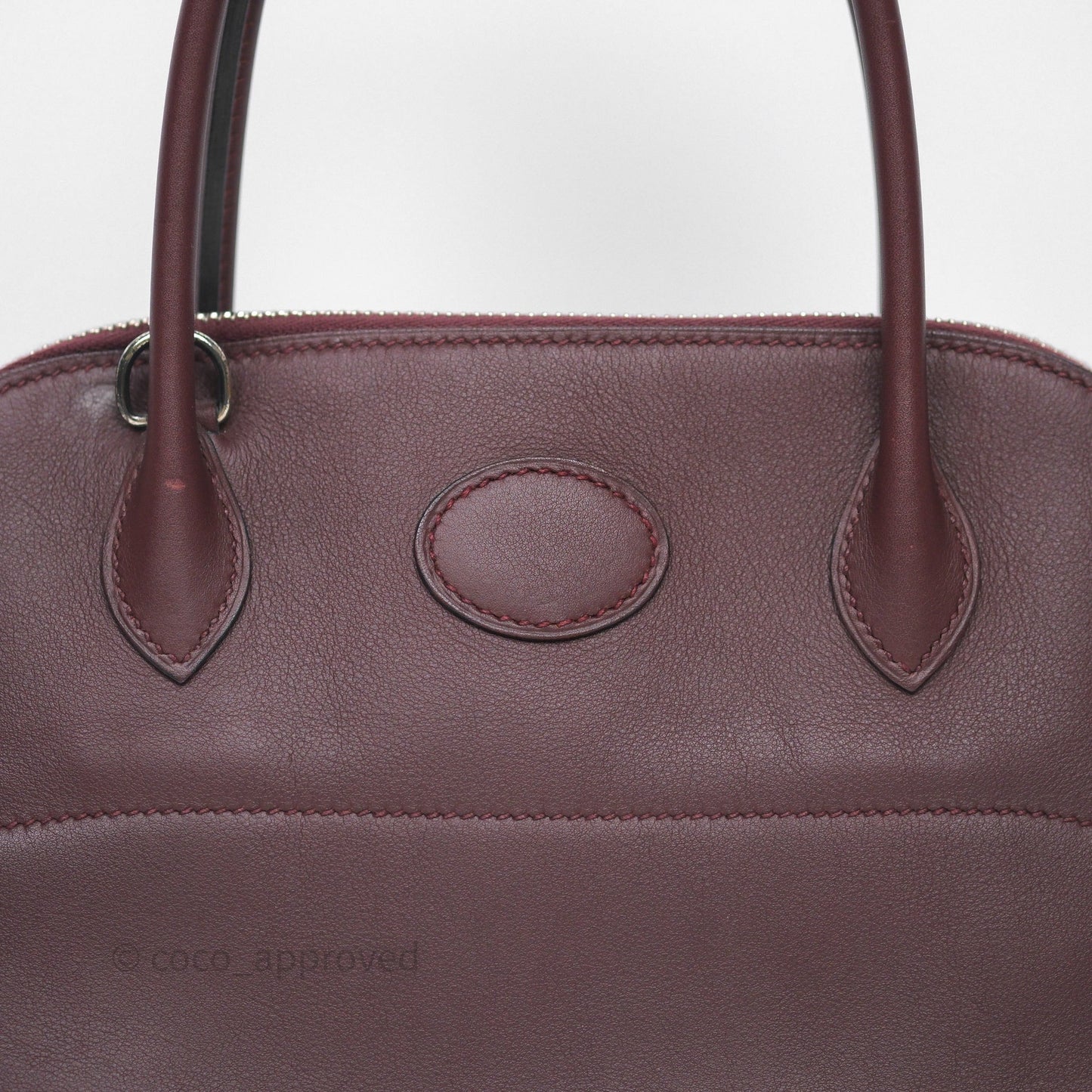 Hermès Bolide 27 Prune 58 Swift Palladium Hardware