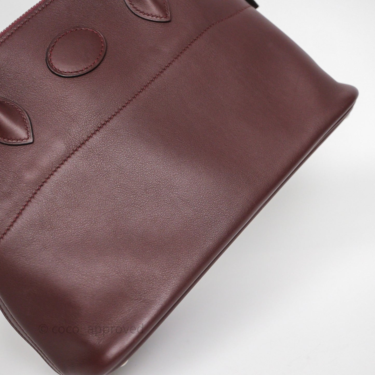 Hermès Bolide 27 Prune 58 Swift Palladium Hardware