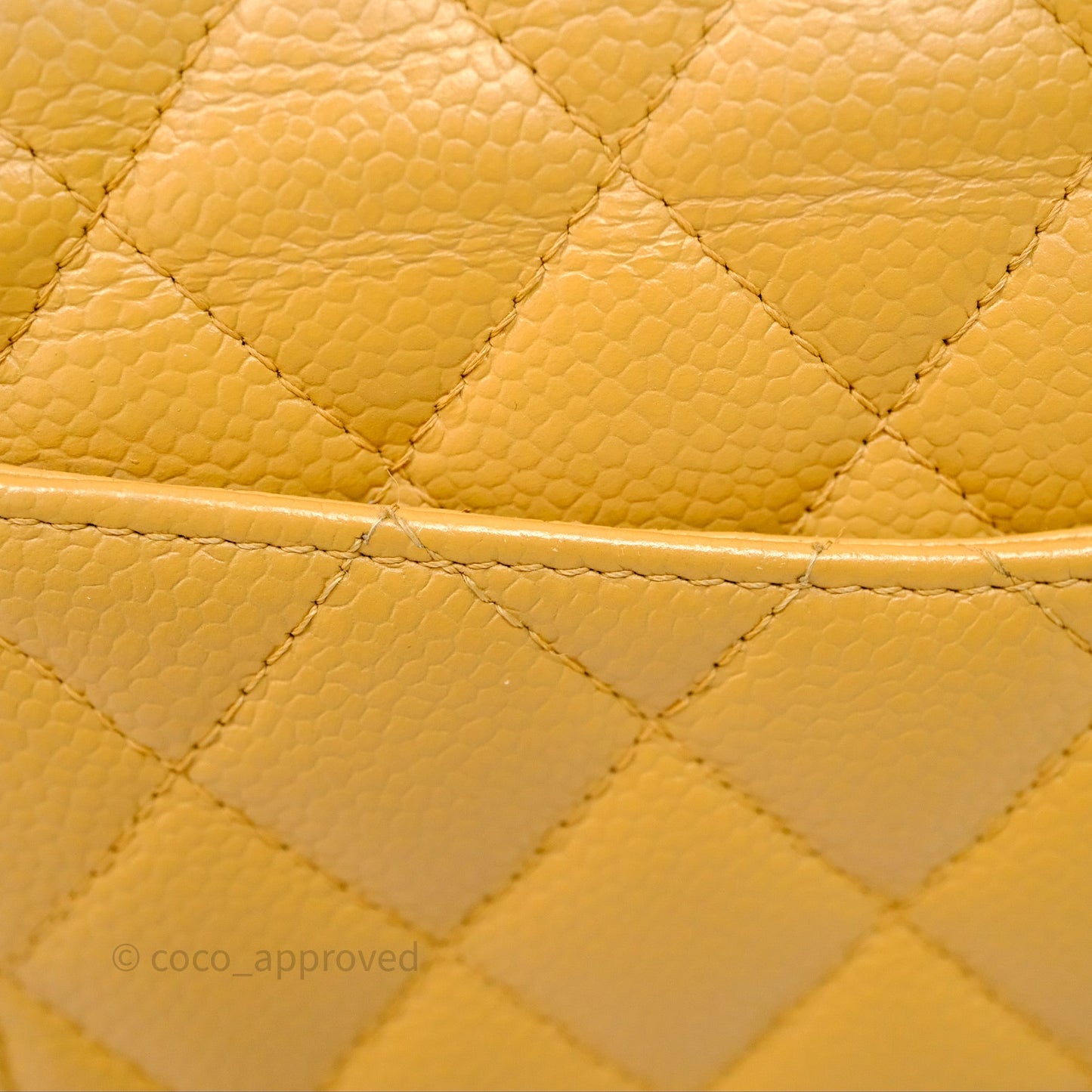 Chanel Medium Quilted  Flap Vintage Dark Beige Caviar 24K Gold Hardware