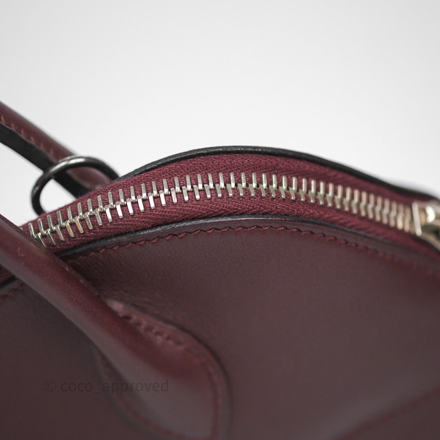 Hermès Bolide 27 Prune 58 Swift Palladium Hardware