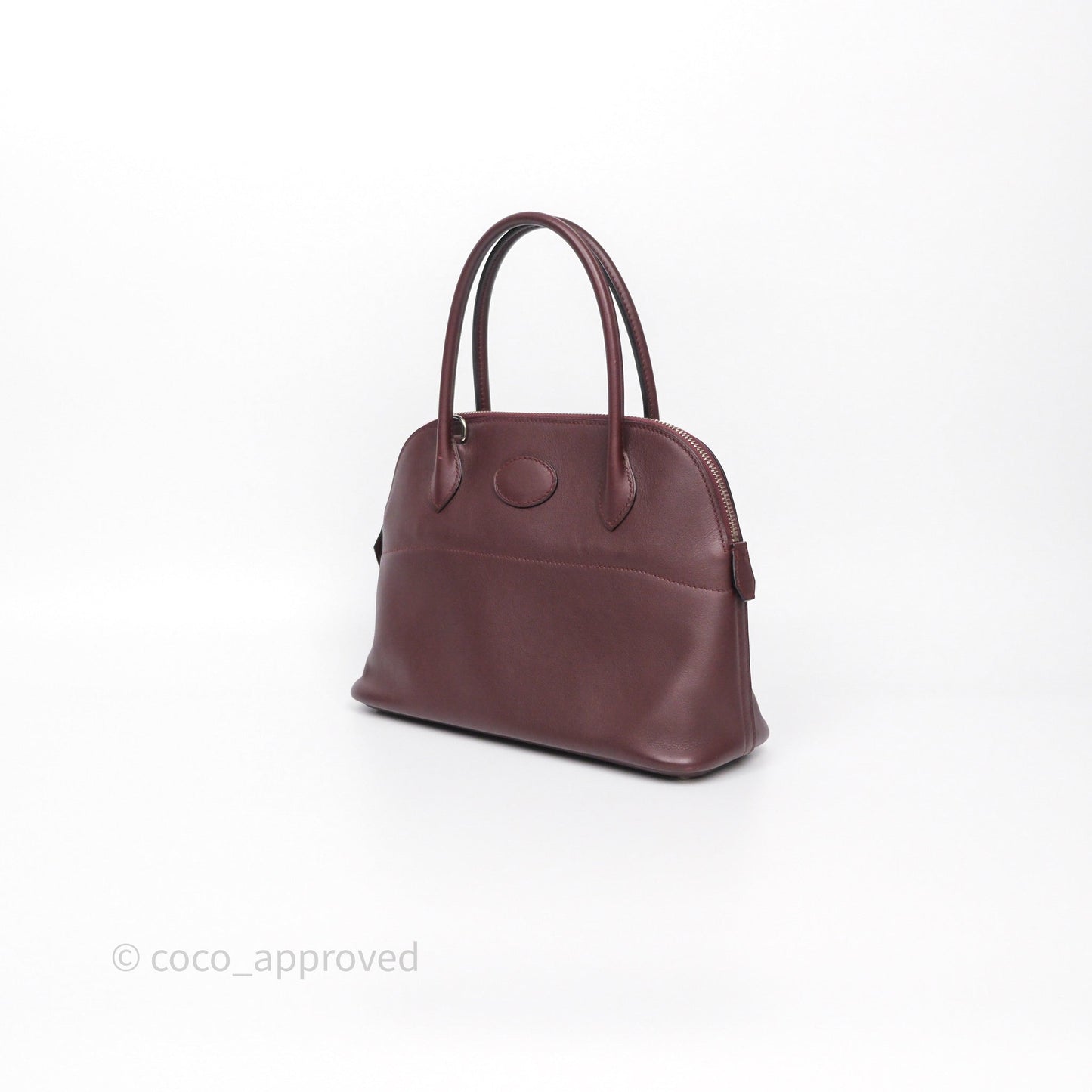 Hermès Bolide 27 Prune 58 Swift Palladium Hardware