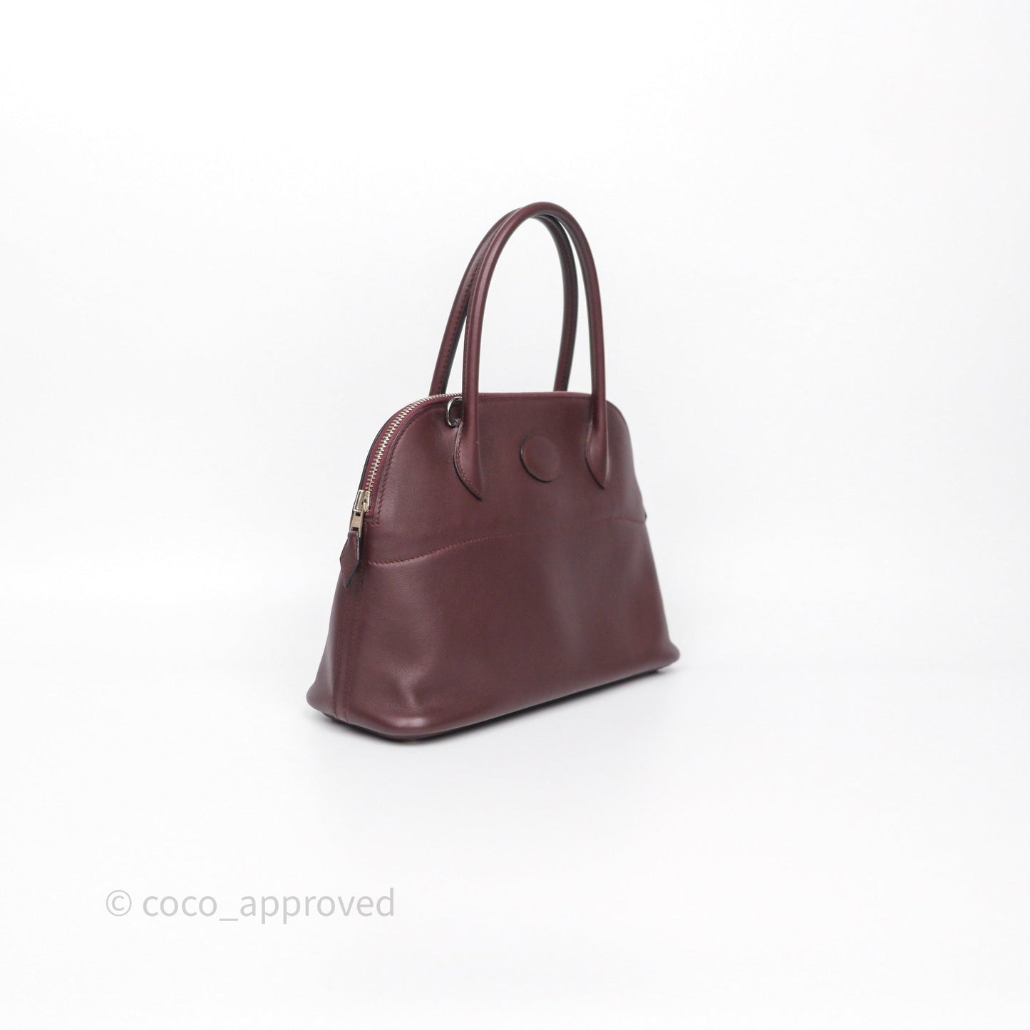 Hermès Bolide 27 Prune 58 Swift Palladium Hardware