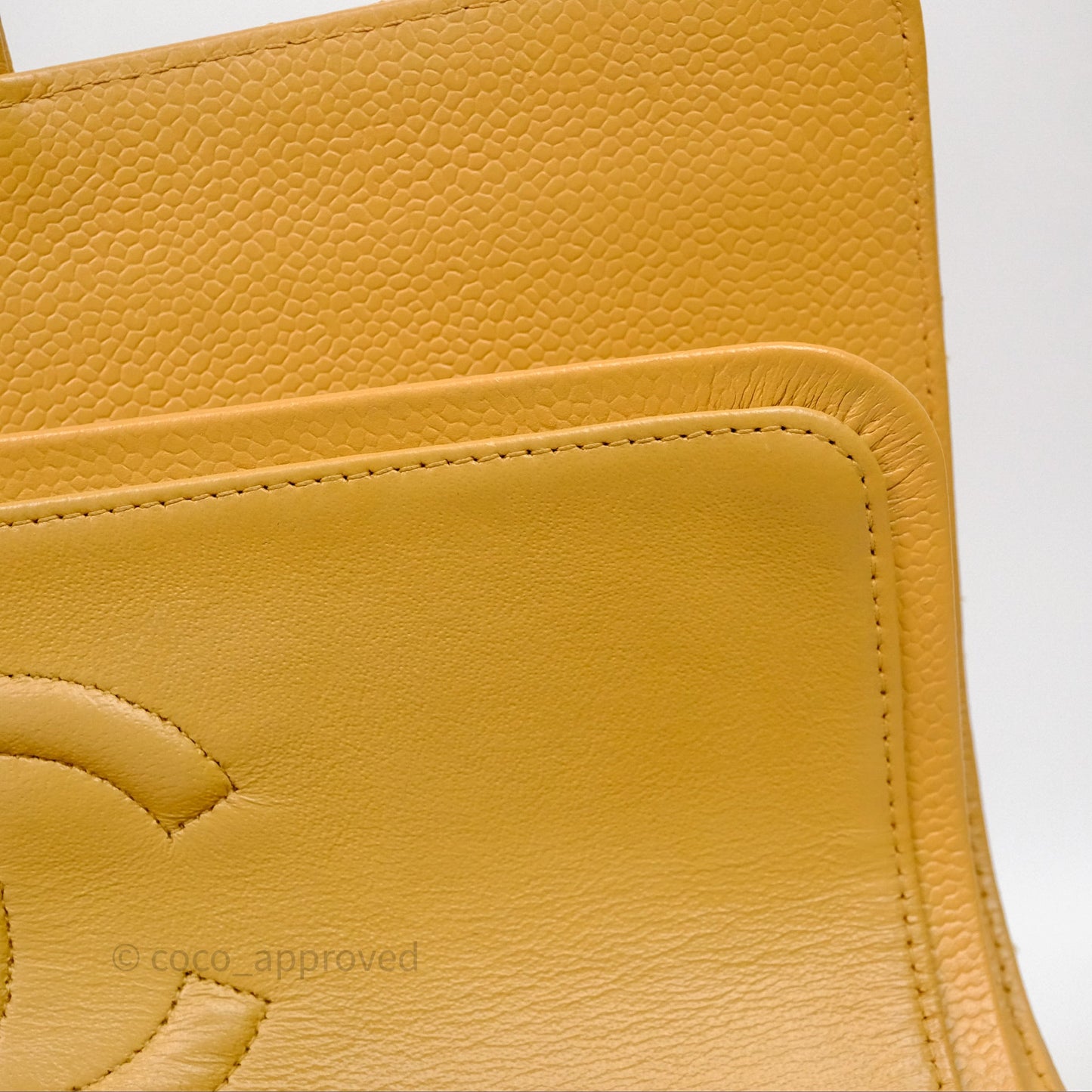 Chanel Medium Quilted  Flap Vintage Dark Beige Caviar 24K Gold Hardware