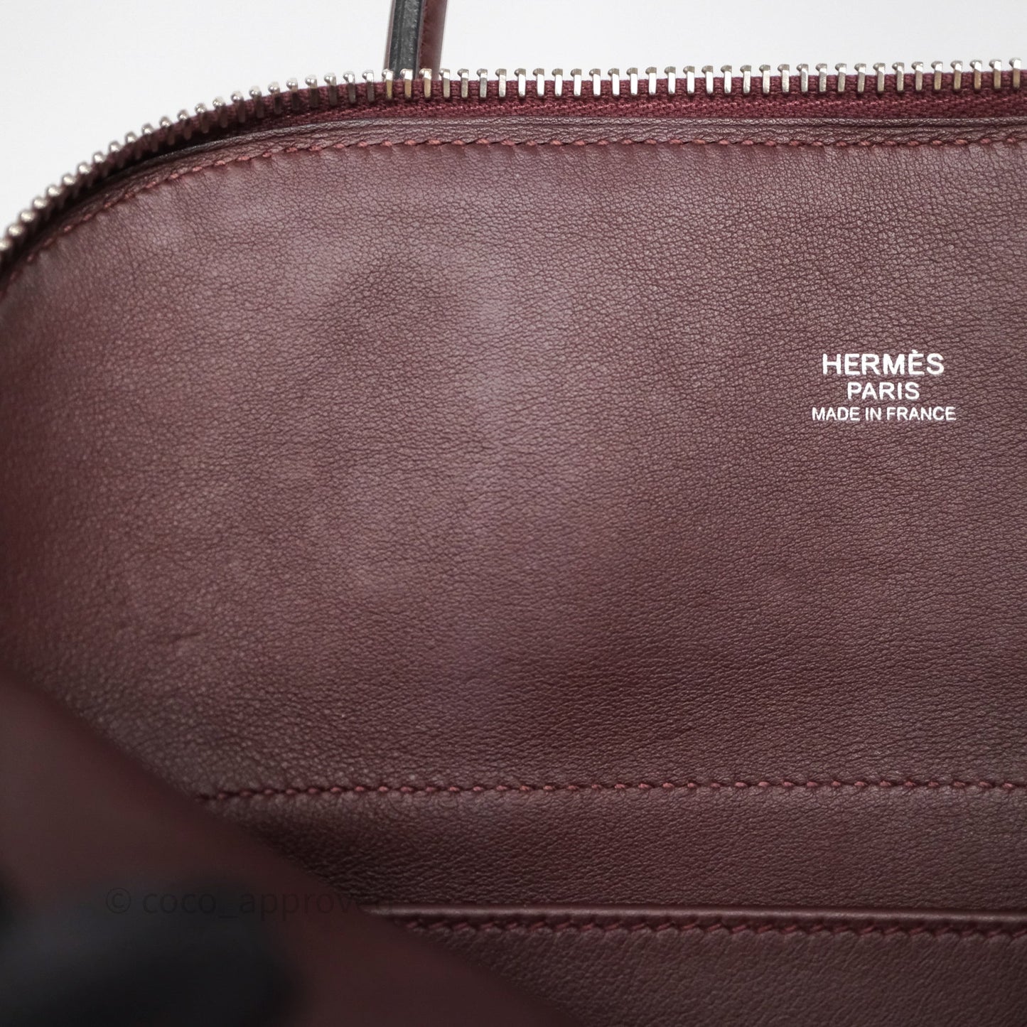 Hermès Bolide 27 Prune 58 Swift Palladium Hardware