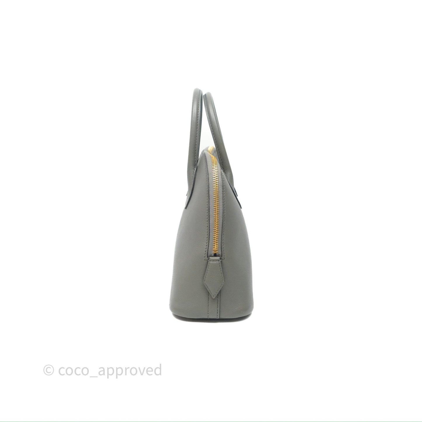 Hermès Bolide 1923 25 Gris Meyer 0L Evercolor Gold Hardware