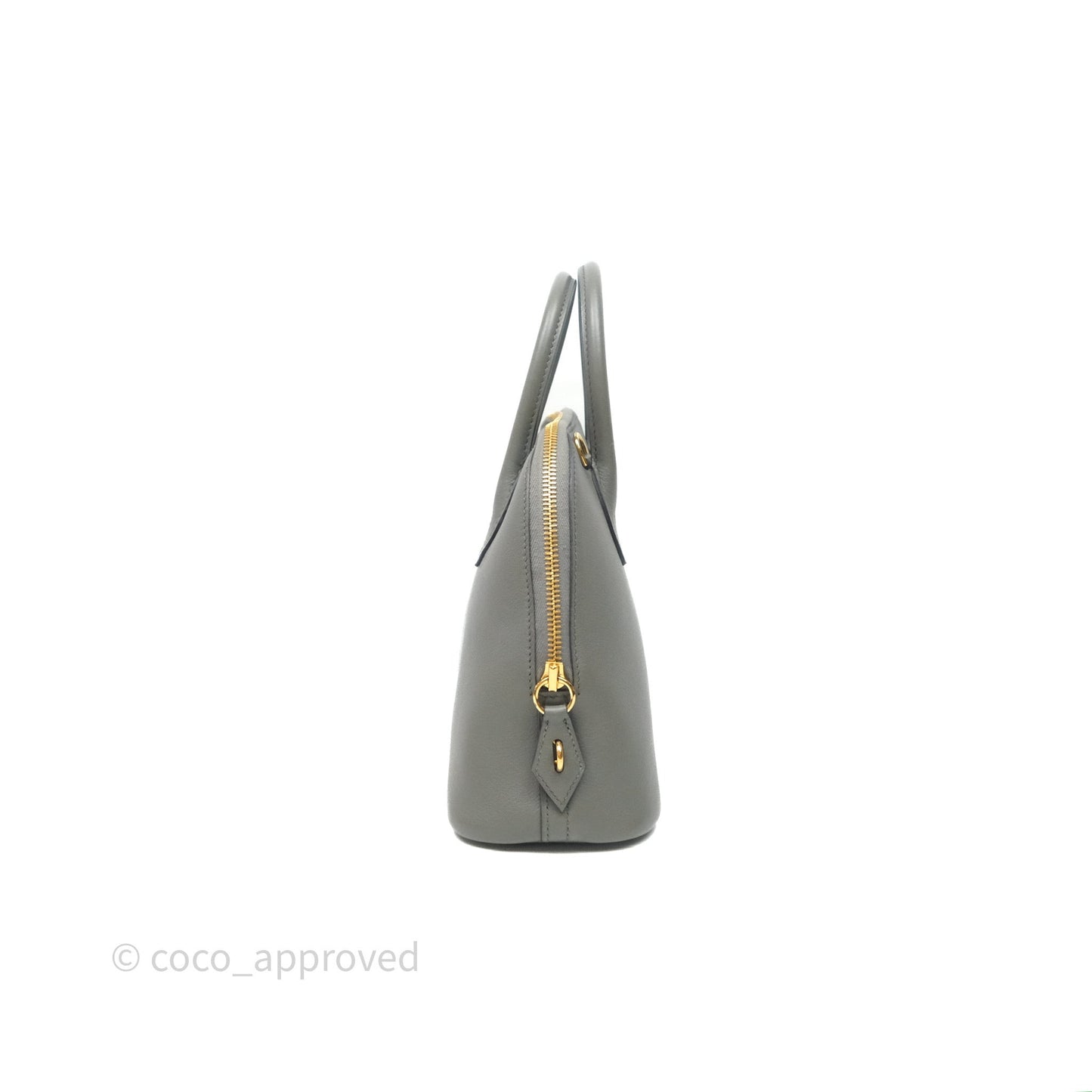 Hermès Bolide 1923 25 Gris Meyer 0L Evercolor Gold Hardware