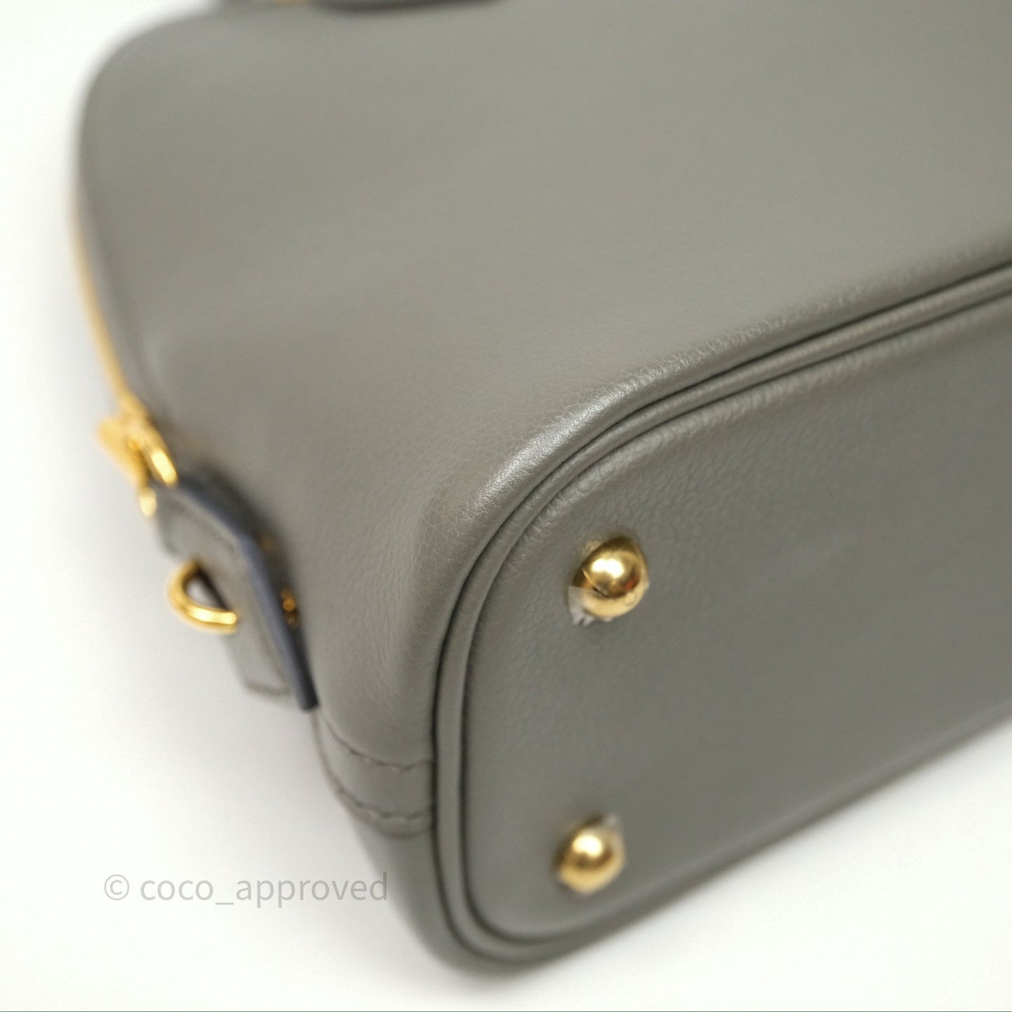 Hermès Bolide 1923 25 Gris Meyer 0L Evercolor Gold Hardware