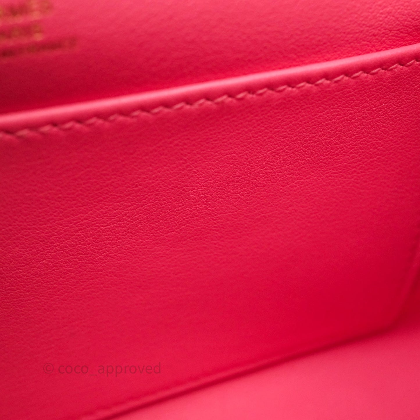 Hermès Kelly Mini Pochette U5 Rose Lipstick Swift Gold Hardware