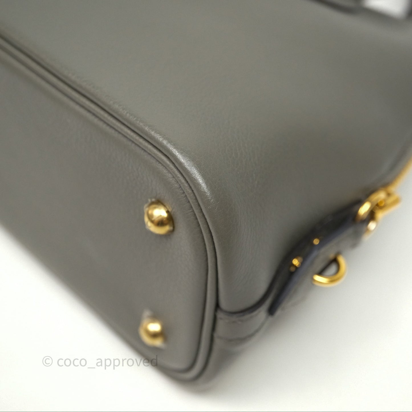 Hermès Bolide 1923 25 Gris Meyer 0L Evercolor Gold Hardware