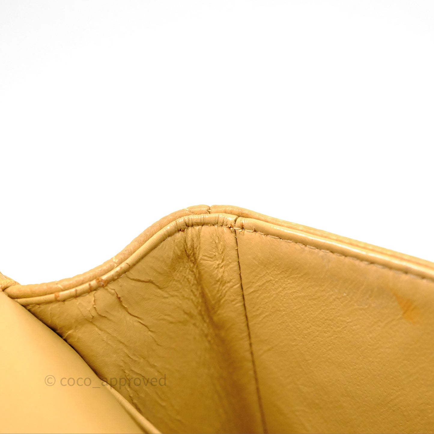 Chanel Medium Quilted  Flap Vintage Dark Beige Caviar 24K Gold Hardware