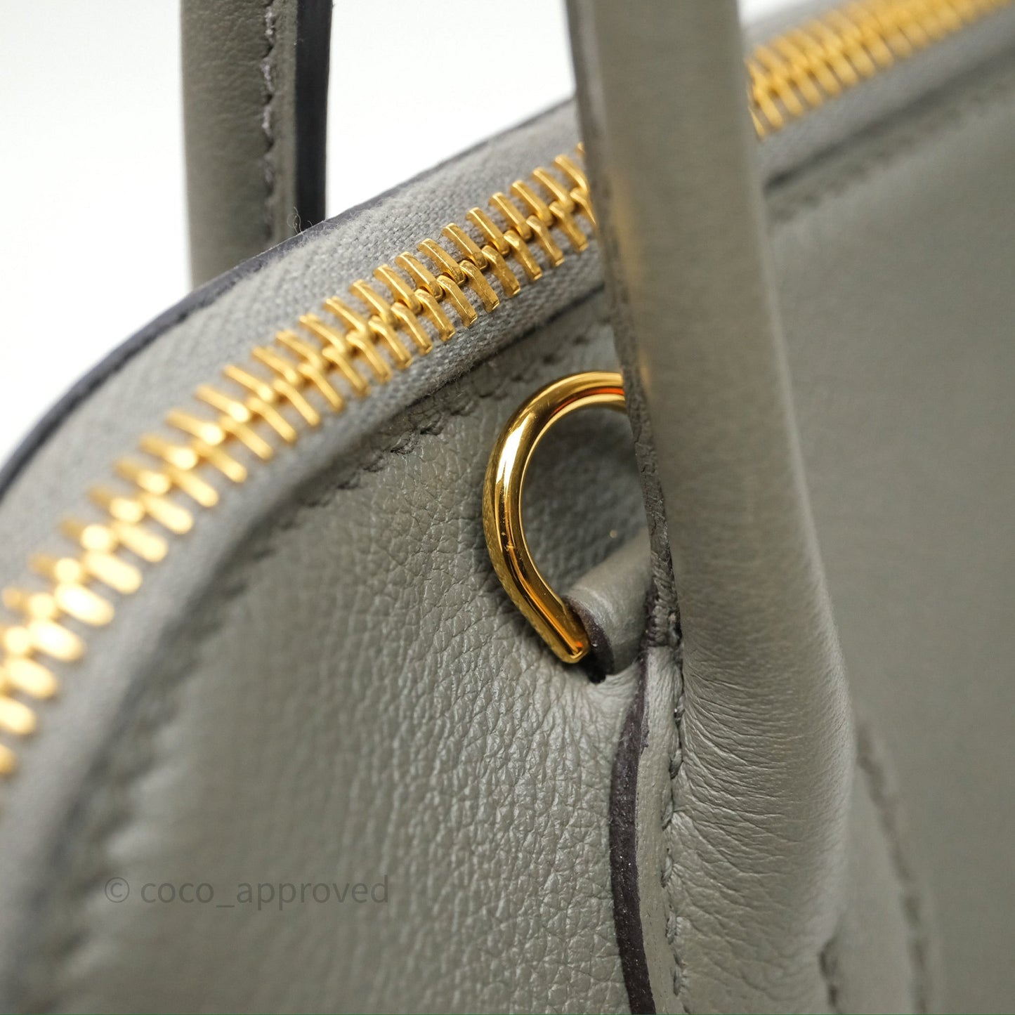 Hermès Bolide 1923 25 Gris Meyer 0L Evercolor Gold Hardware
