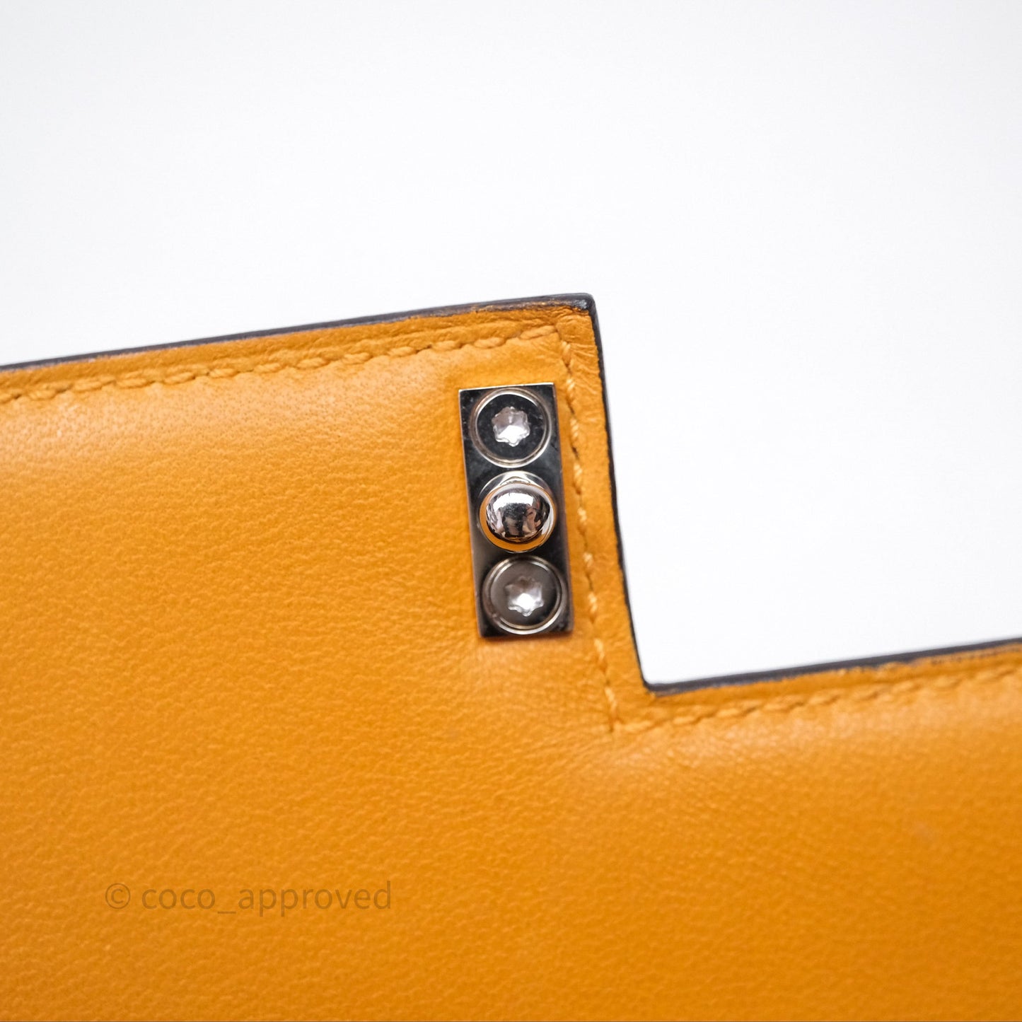 Hermes Mini Verrou Chaine Bag Chevre Mysore Toffee 1H Palladium Hardware