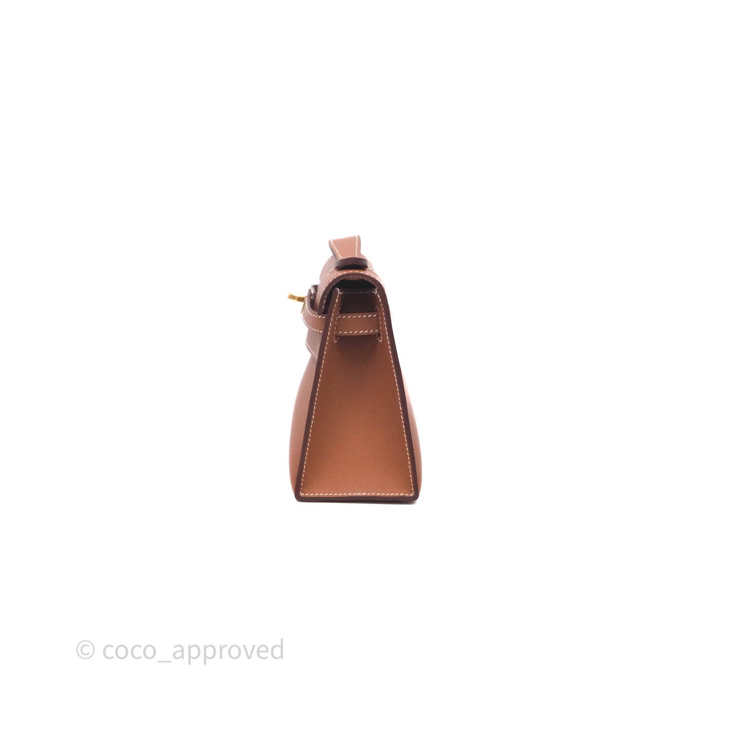 Hermès Kelly Mini Pochette Gold Swift Gold Hardware