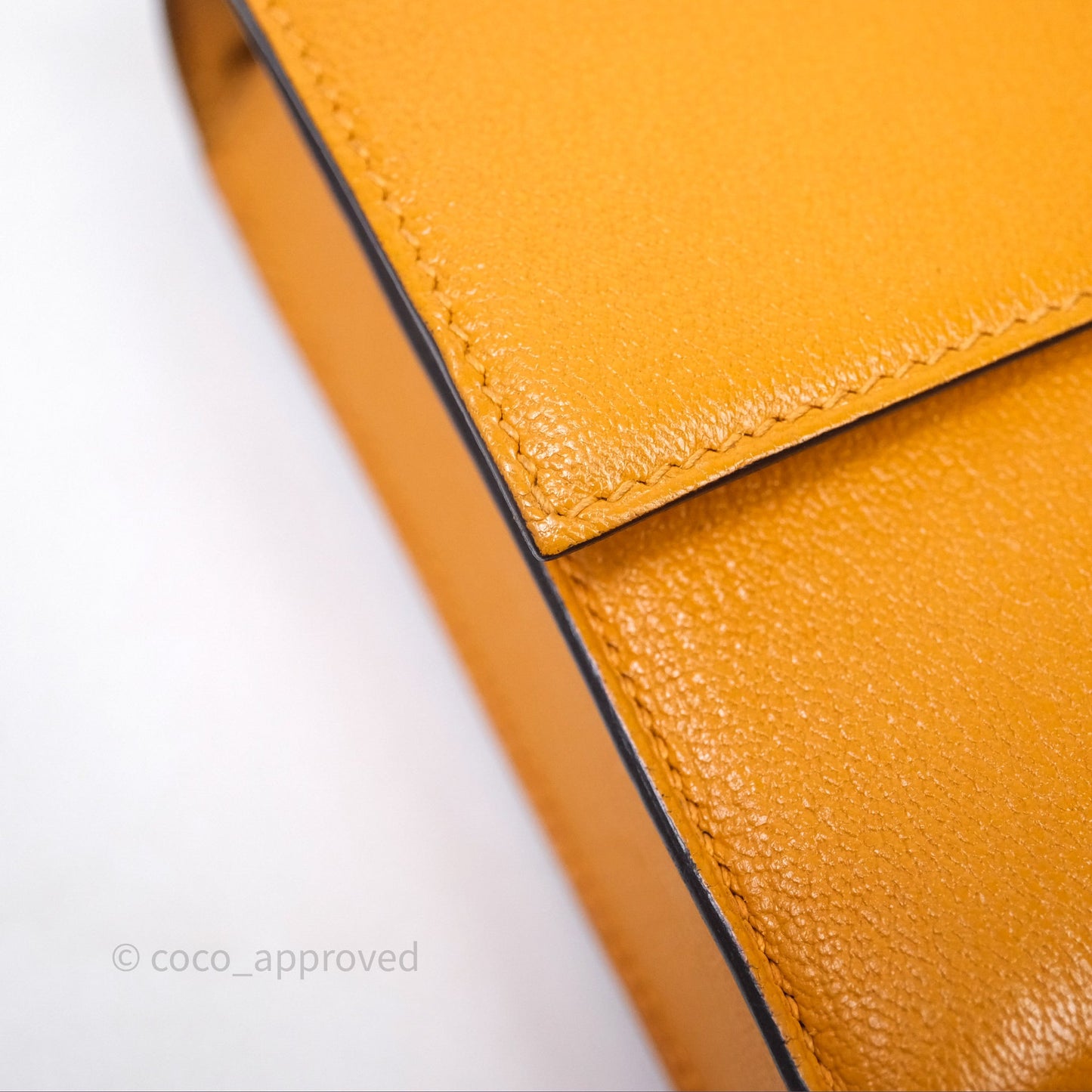 Hermes Mini Verrou Chaine Bag Chevre Mysore Toffee 1H Palladium Hardware