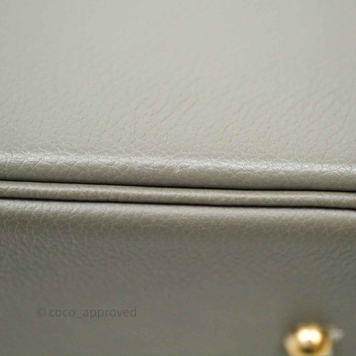 Hermès Bolide 1923 25 Gris Meyer 0L Evercolor Gold Hardware