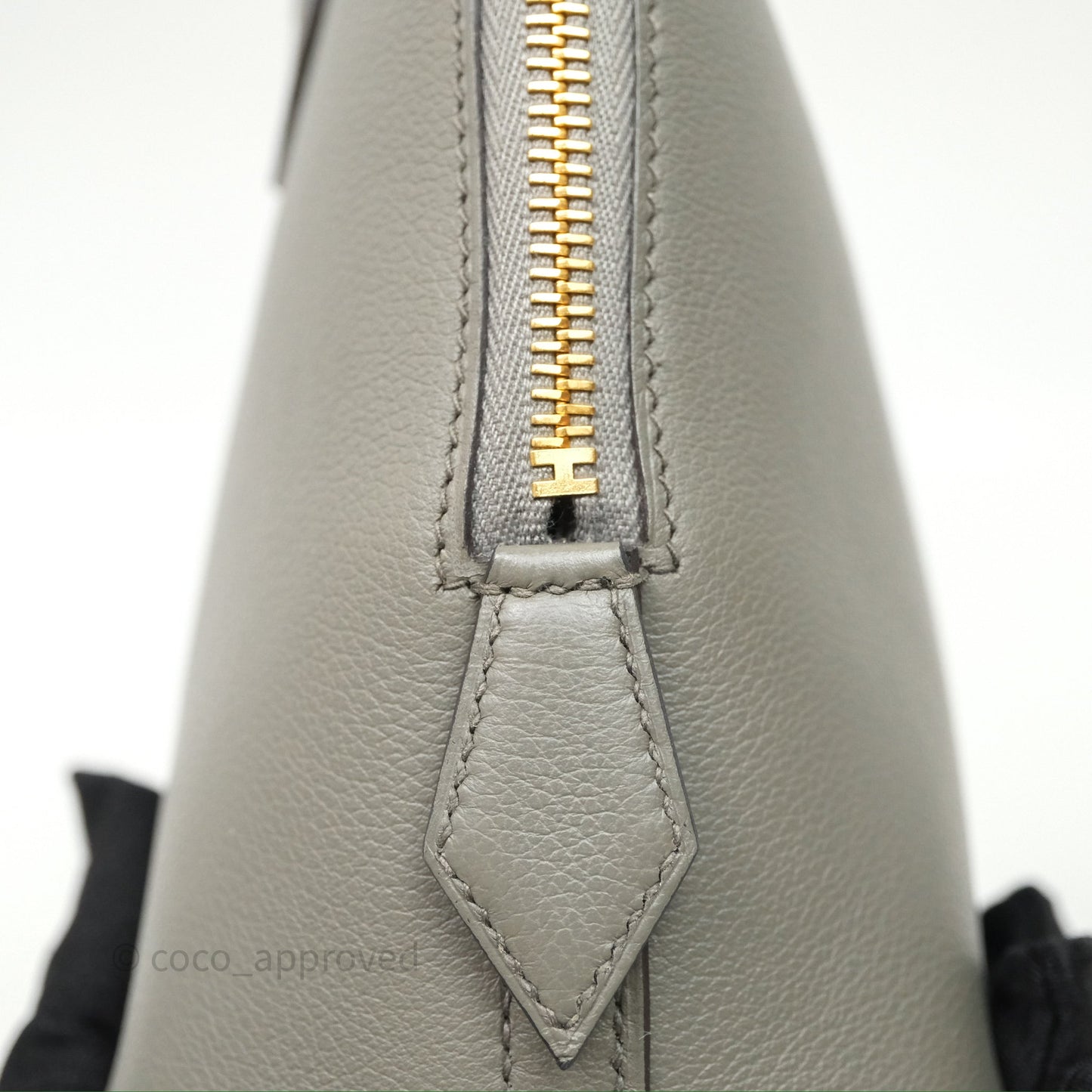 Hermès Bolide 1923 25 Gris Meyer 0L Evercolor Gold Hardware