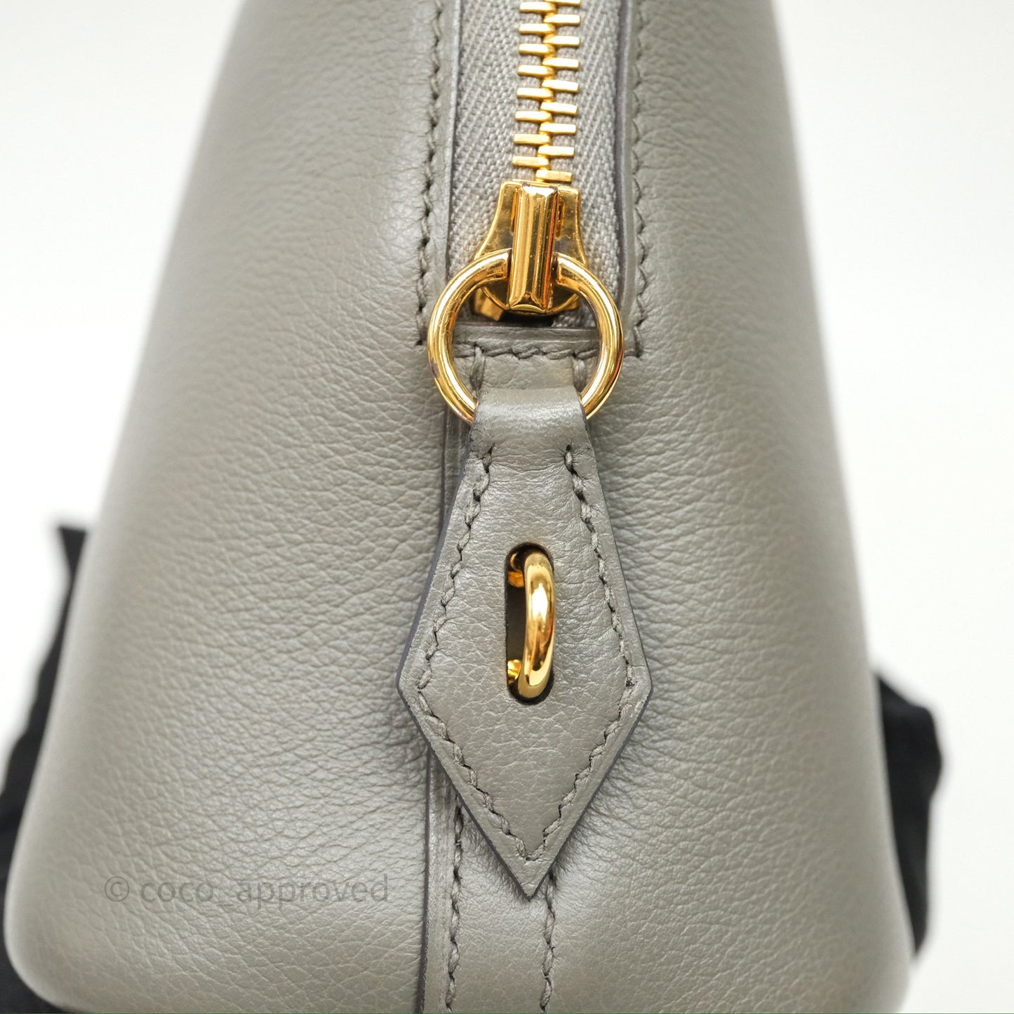 Hermès Bolide 1923 25 Gris Meyer 0L Evercolor Gold Hardware