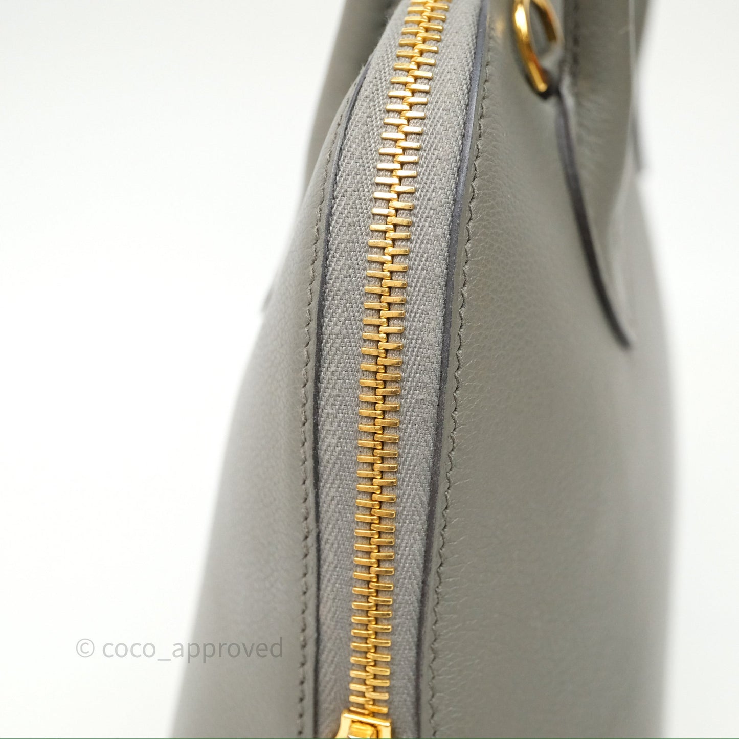 Hermès Bolide 1923 25 Gris Meyer 0L Evercolor Gold Hardware