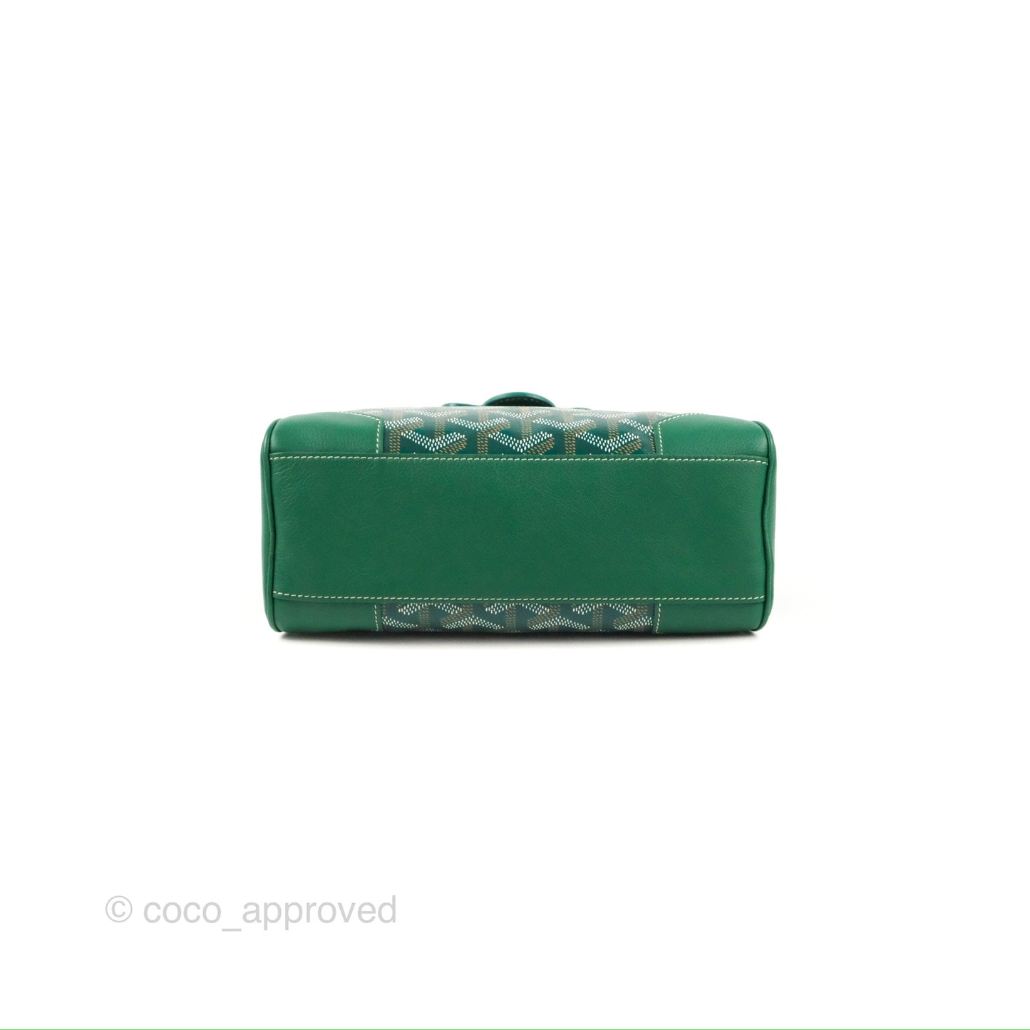 Goyard Saïgon Mini Bag Green Goyardine Canvas/Chevroches Calfskin