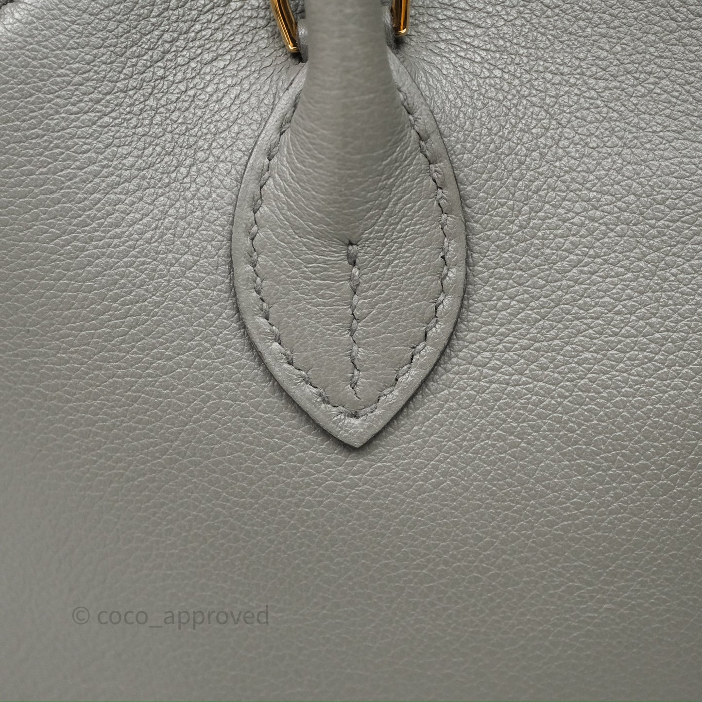 Hermès Bolide 1923 25 Gris Meyer 0L Evercolor Gold Hardware