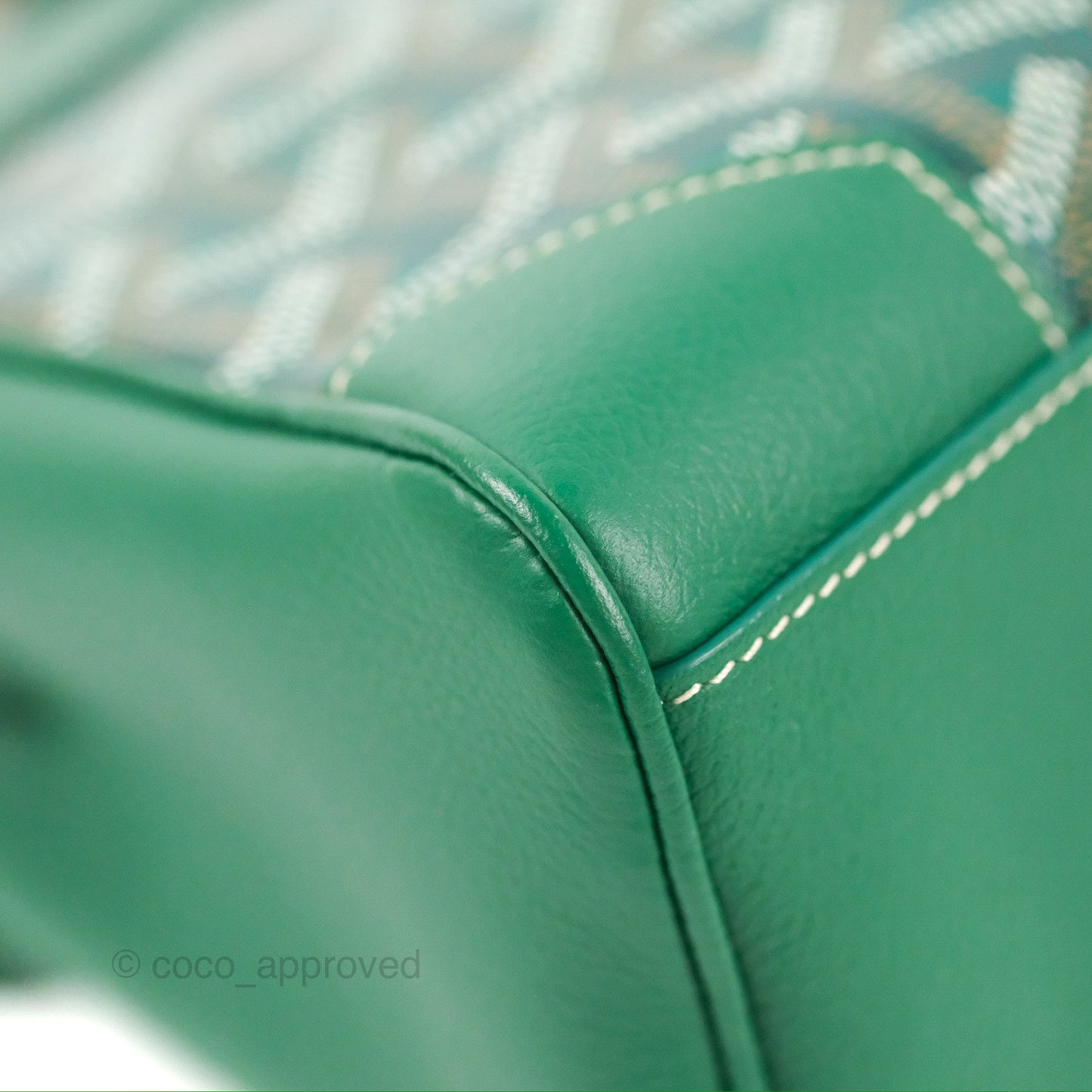 Goyard Saïgon Mini Bag Green Goyardine Canvas/Chevroches Calfskin