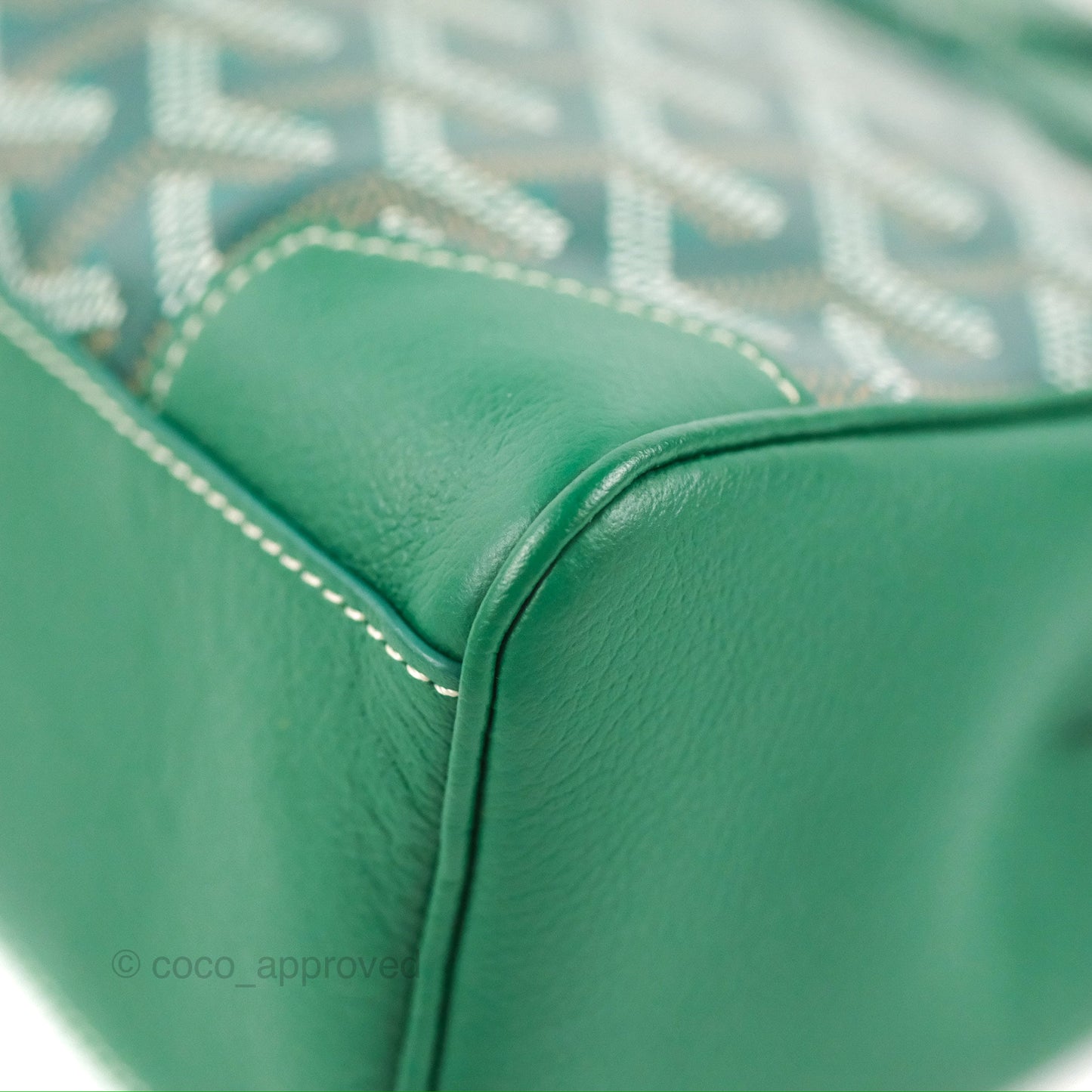 Goyard Saïgon Mini Bag Green Goyardine Canvas/Chevroches Calfskin