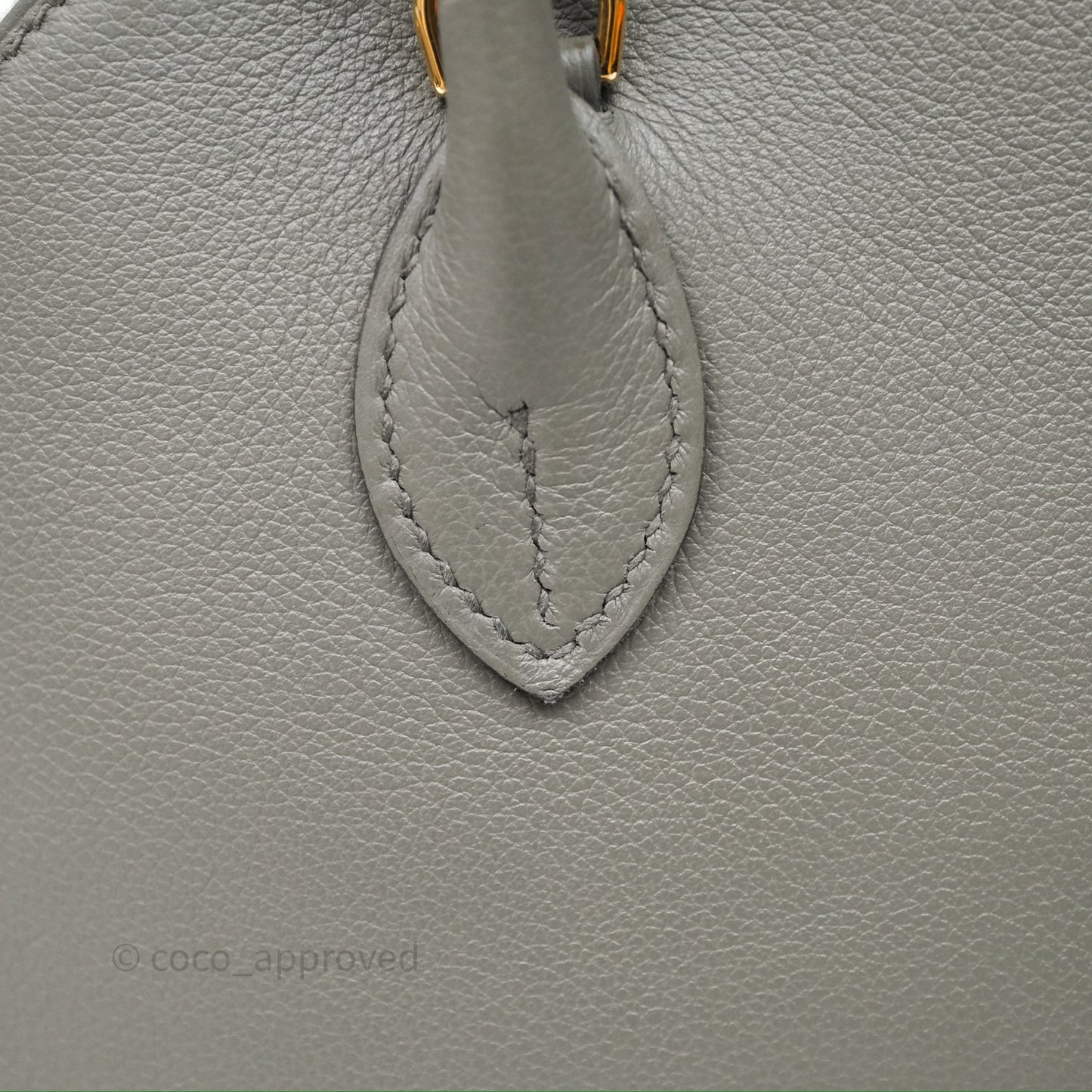 Hermès Bolide 1923 25 Gris Meyer 0L Evercolor Gold Hardware