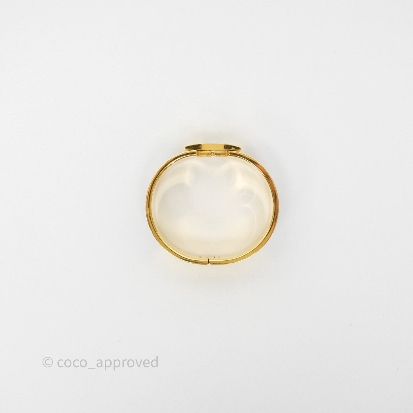 Hermès Clic Clac H Bracelet Bois de Rose G5 Gold PM