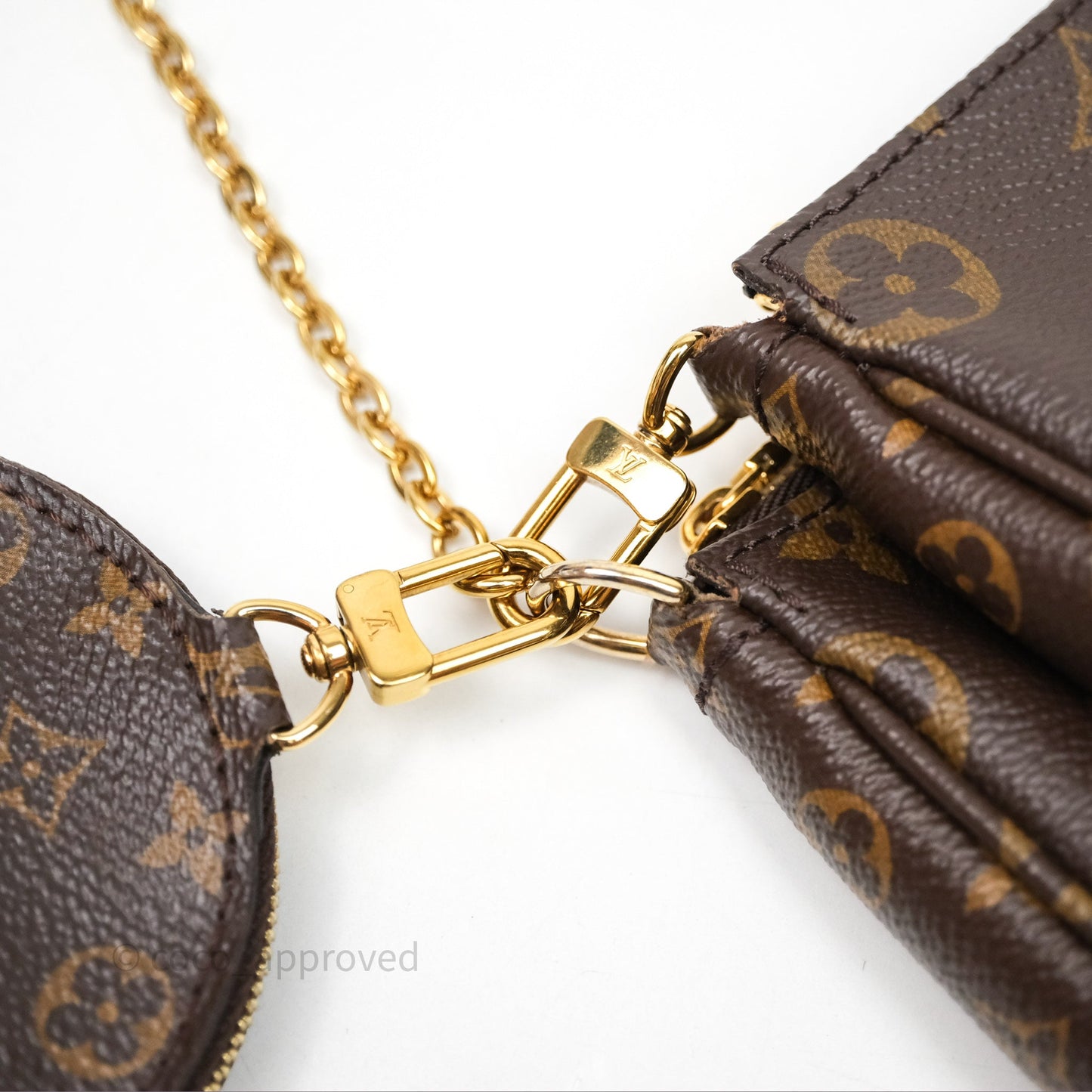 Louis Vuitton Multi Pochette Accessories Pink Monogram Canvas
