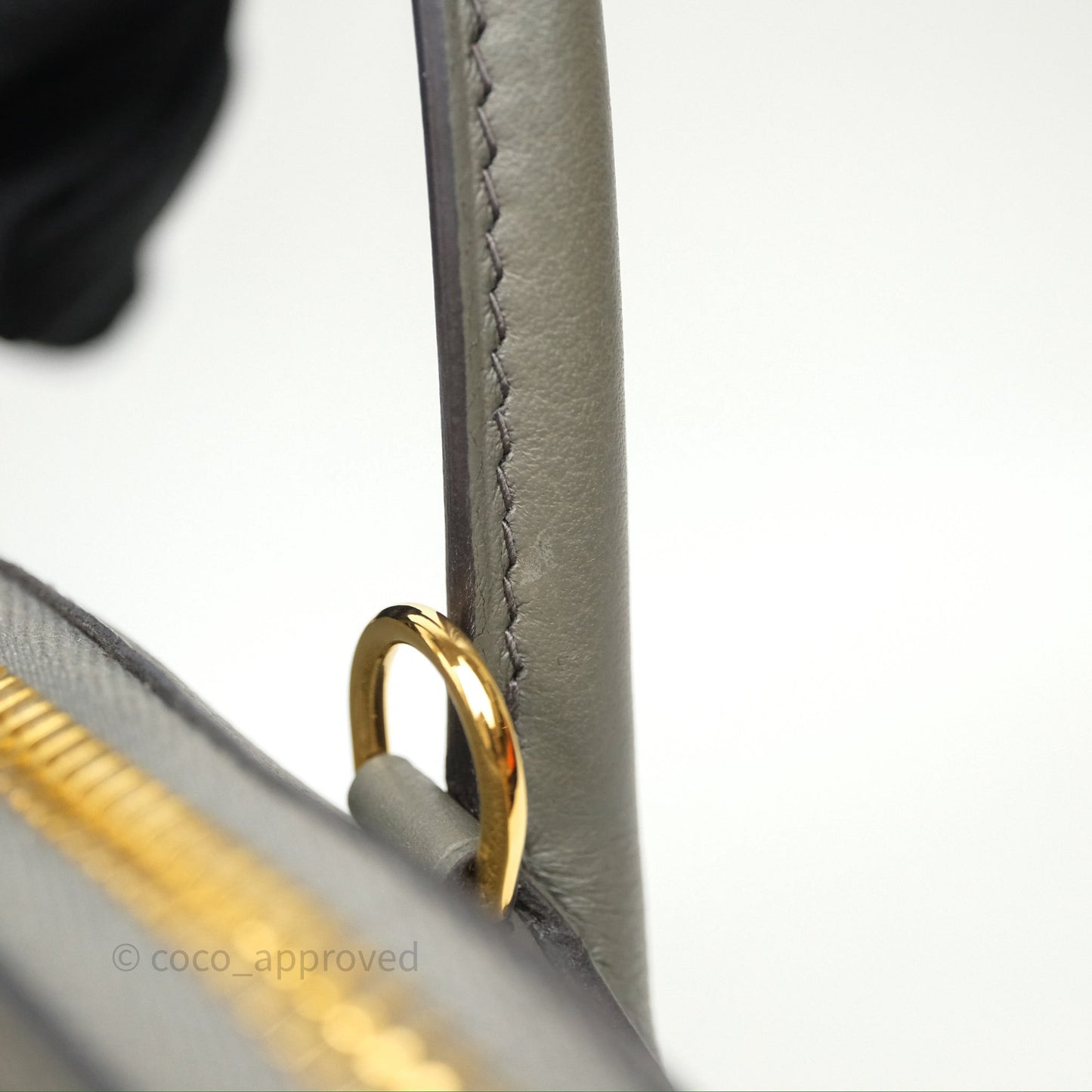 Hermès Bolide 1923 25 Gris Meyer 0L Evercolor Gold Hardware