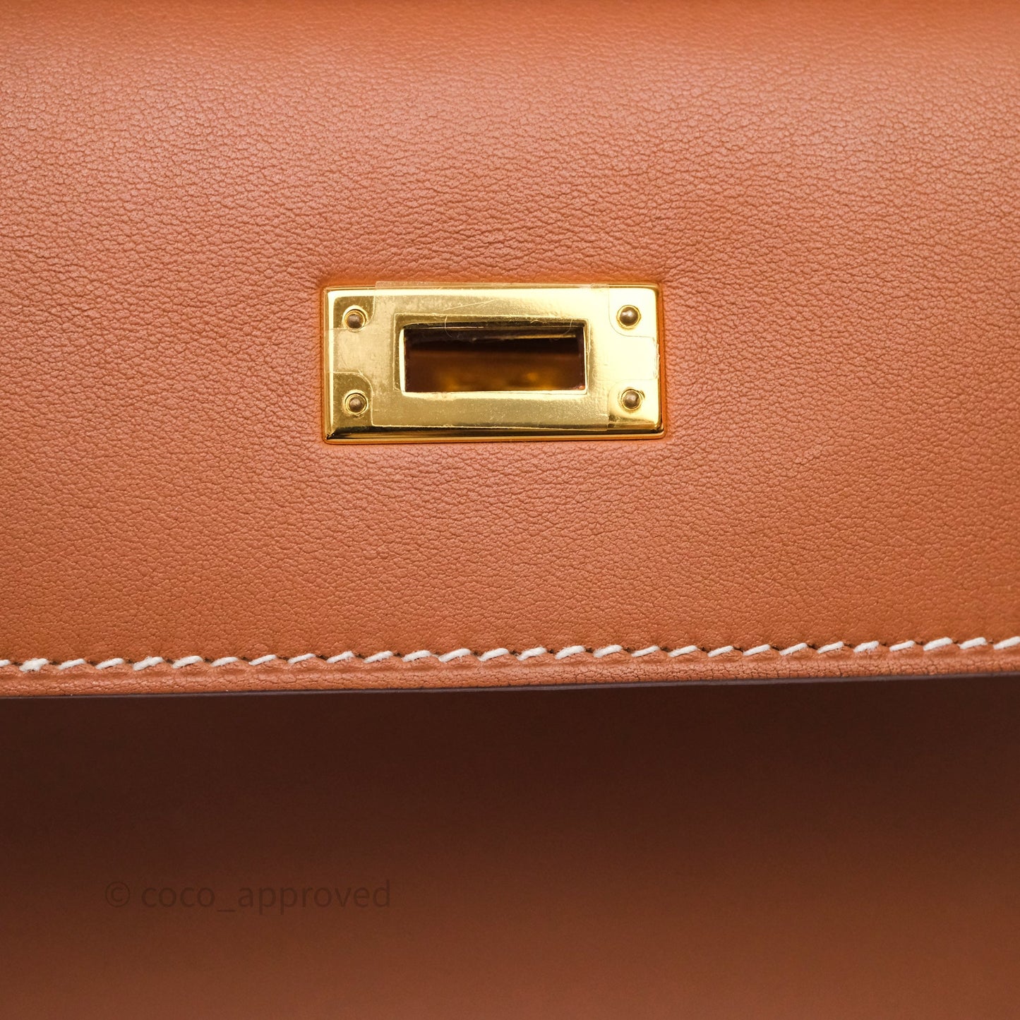Hermès Kelly Mini Pochette Gold Swift Gold Hardware