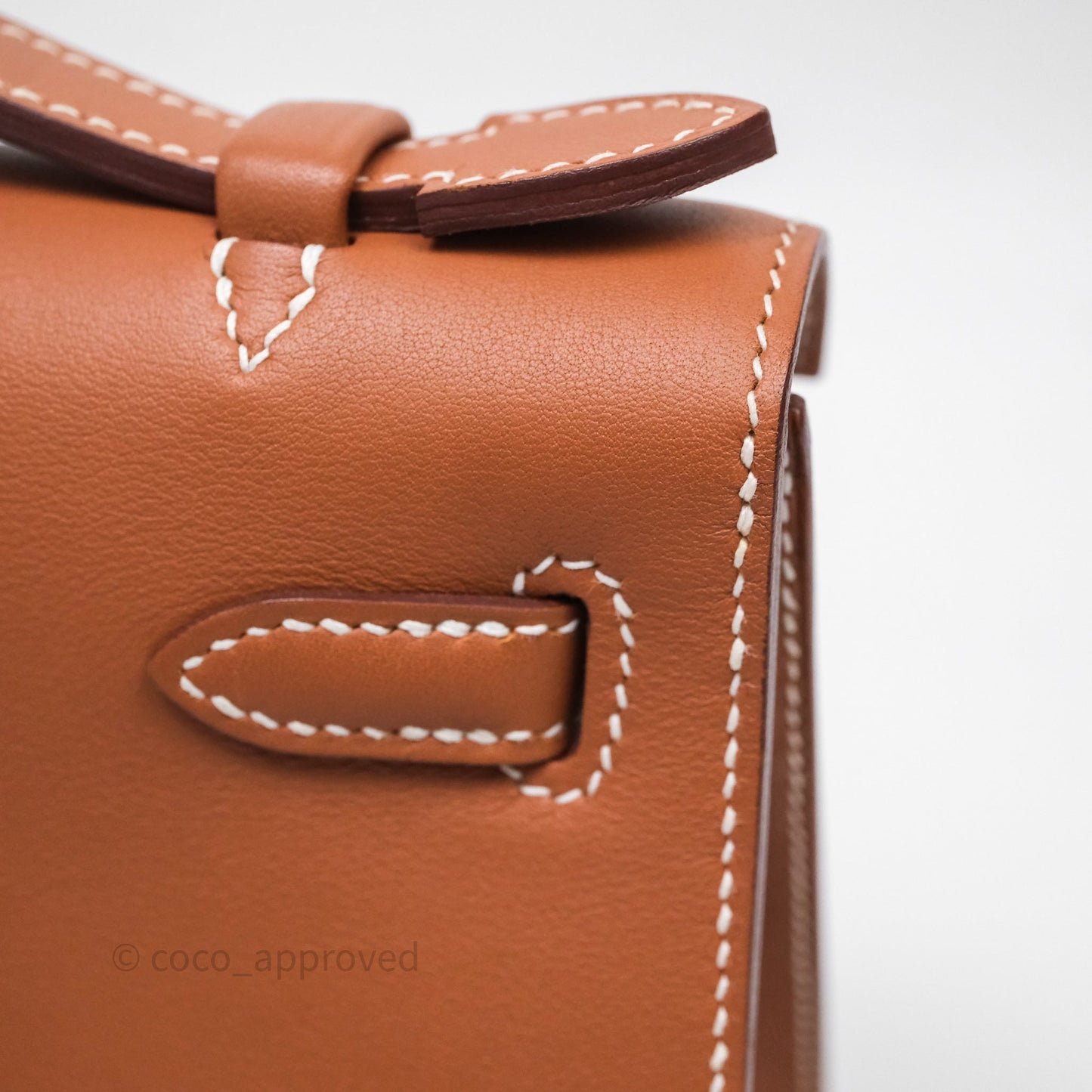 Hermès Kelly Mini Pochette Gold Swift Gold Hardware
