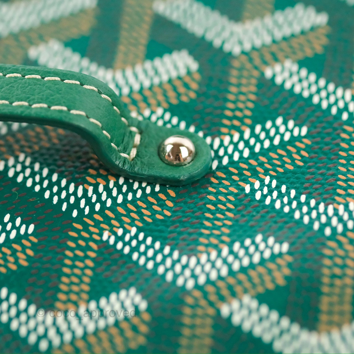 Goyard Saïgon Mini Bag Green Goyardine Canvas/Chevroches Calfskin